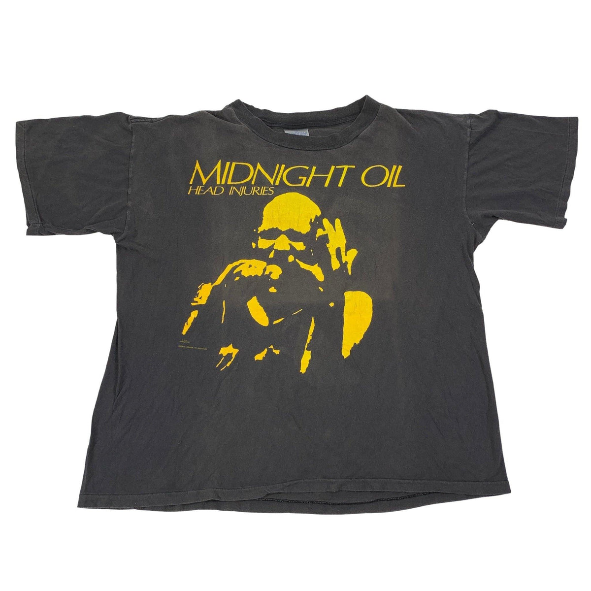 Vintage Midnight Oil &quot;Head Injuries&quot; T-Shirt - jointcustodydc