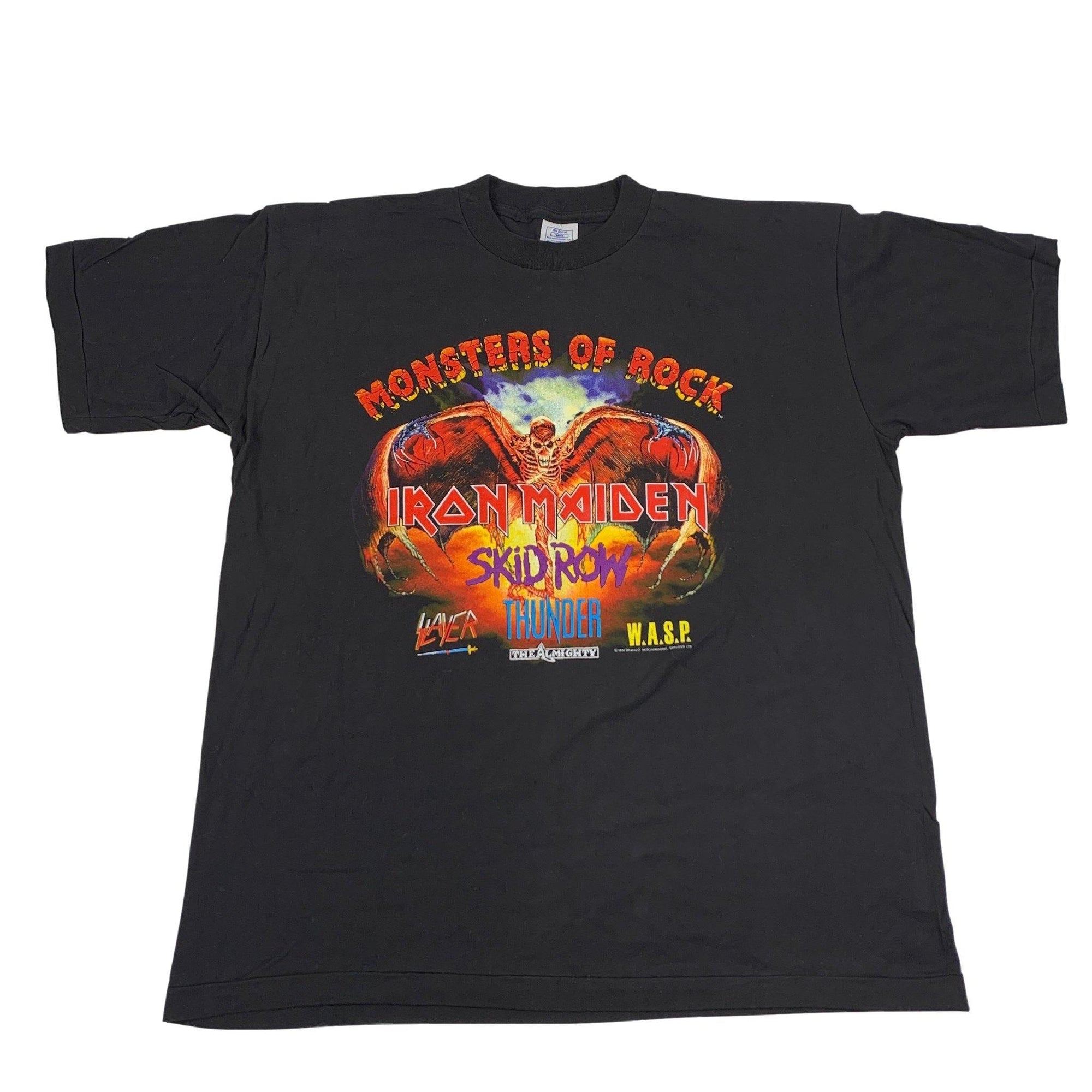 Vintage Monsters Of Rock "Iron Maiden / Wasp / Slayer" T-Shirt - jointcustodydc