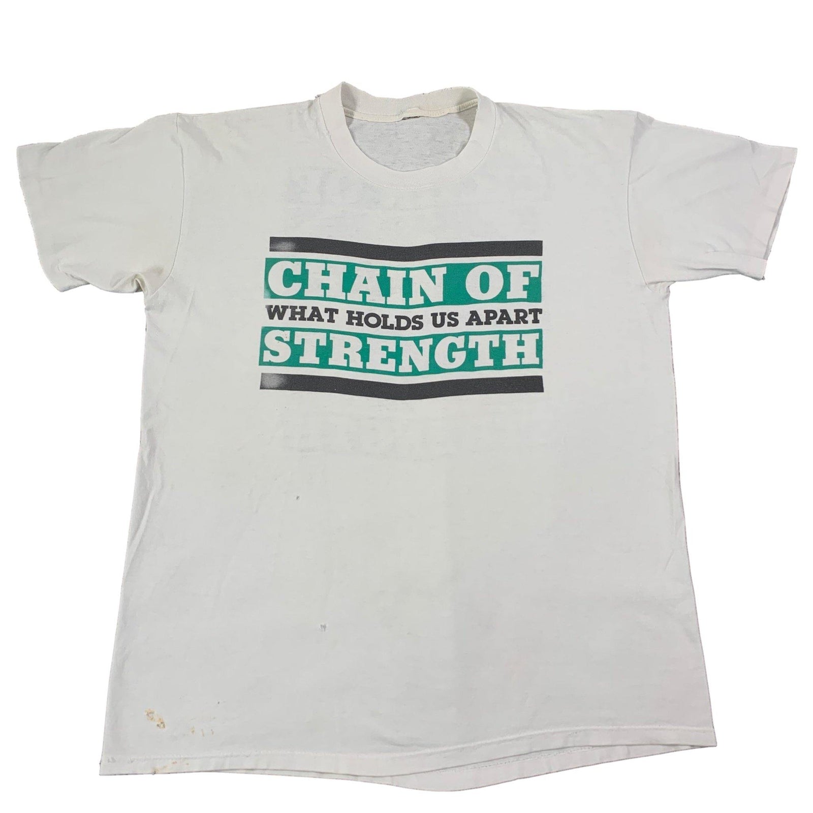Vintage Chain Of Strength "What Holds Us Apart" T-Shirt - jointcustodydc