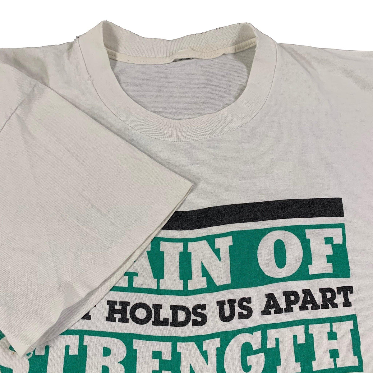 Vintage Chain Of Strength &quot;What Holds Us Apart&quot; T-Shirt - jointcustodydc