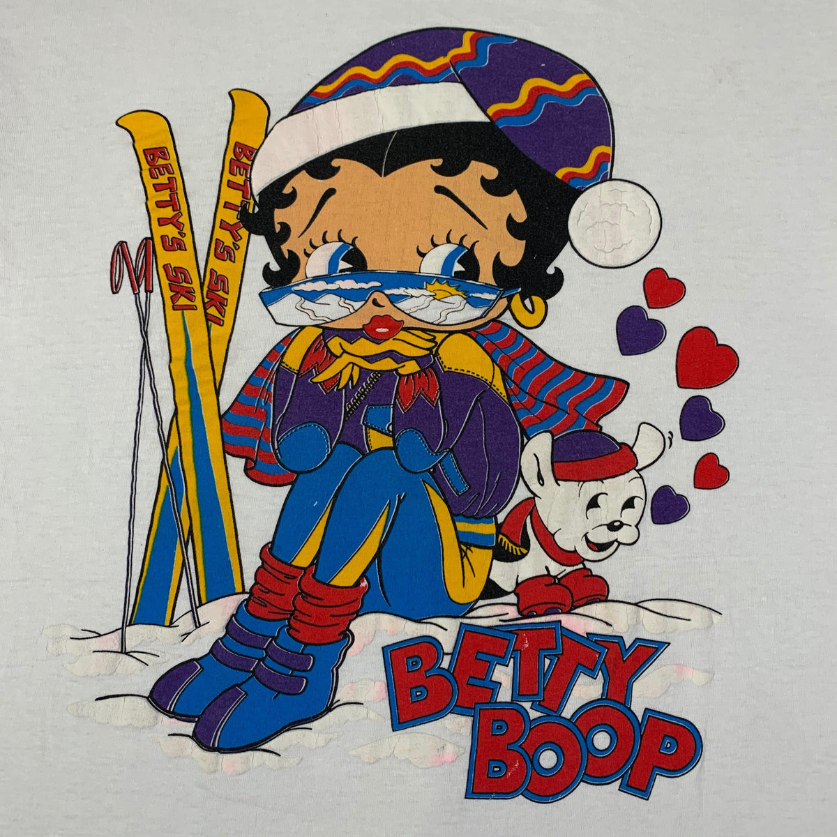 Vintage Betty Boop &quot;Ski&quot; T-Shirt - jointcustodydc