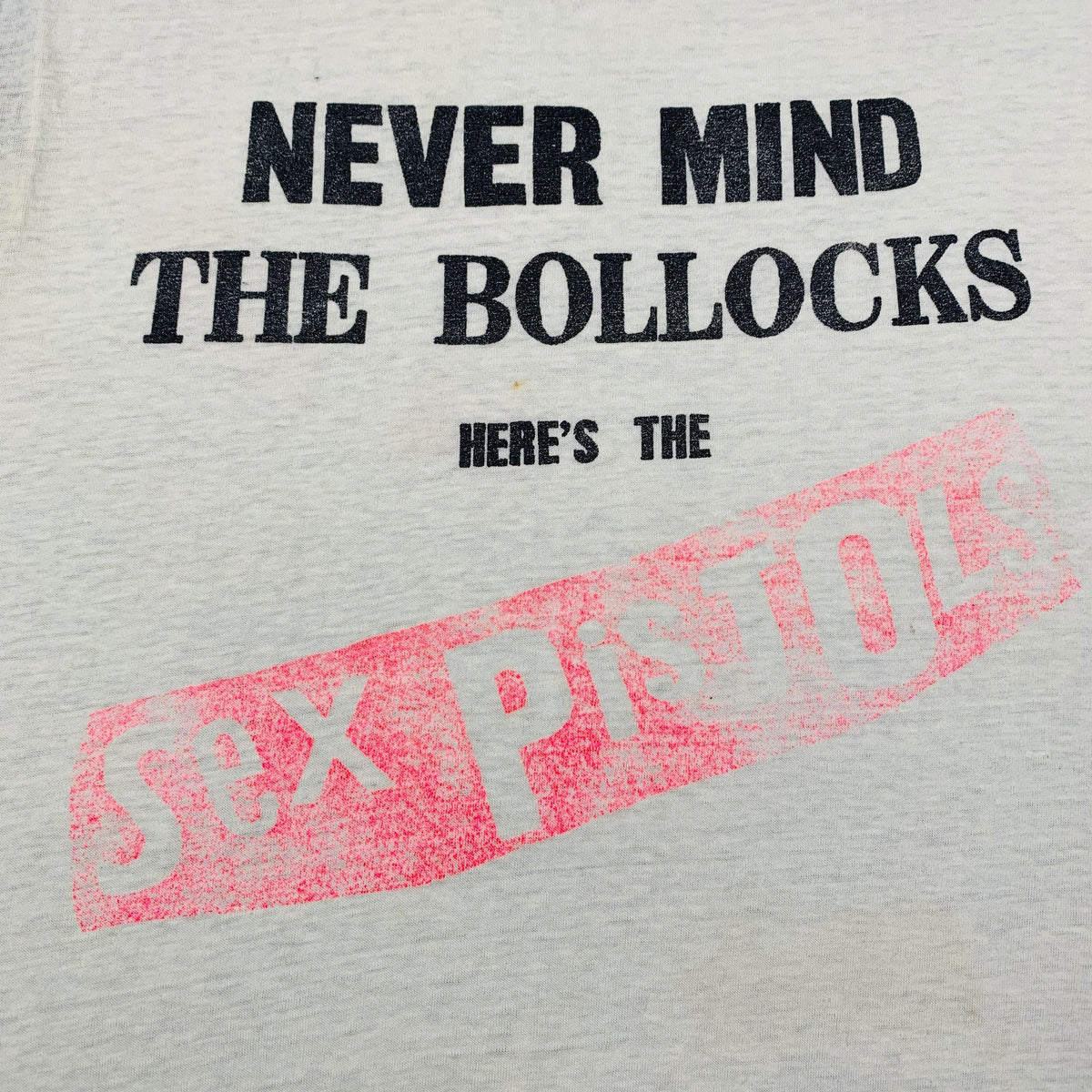 Vintage Sex Pistols &quot;Never Mind The Bollocks&quot; Cut Shirt - jointcustodydc