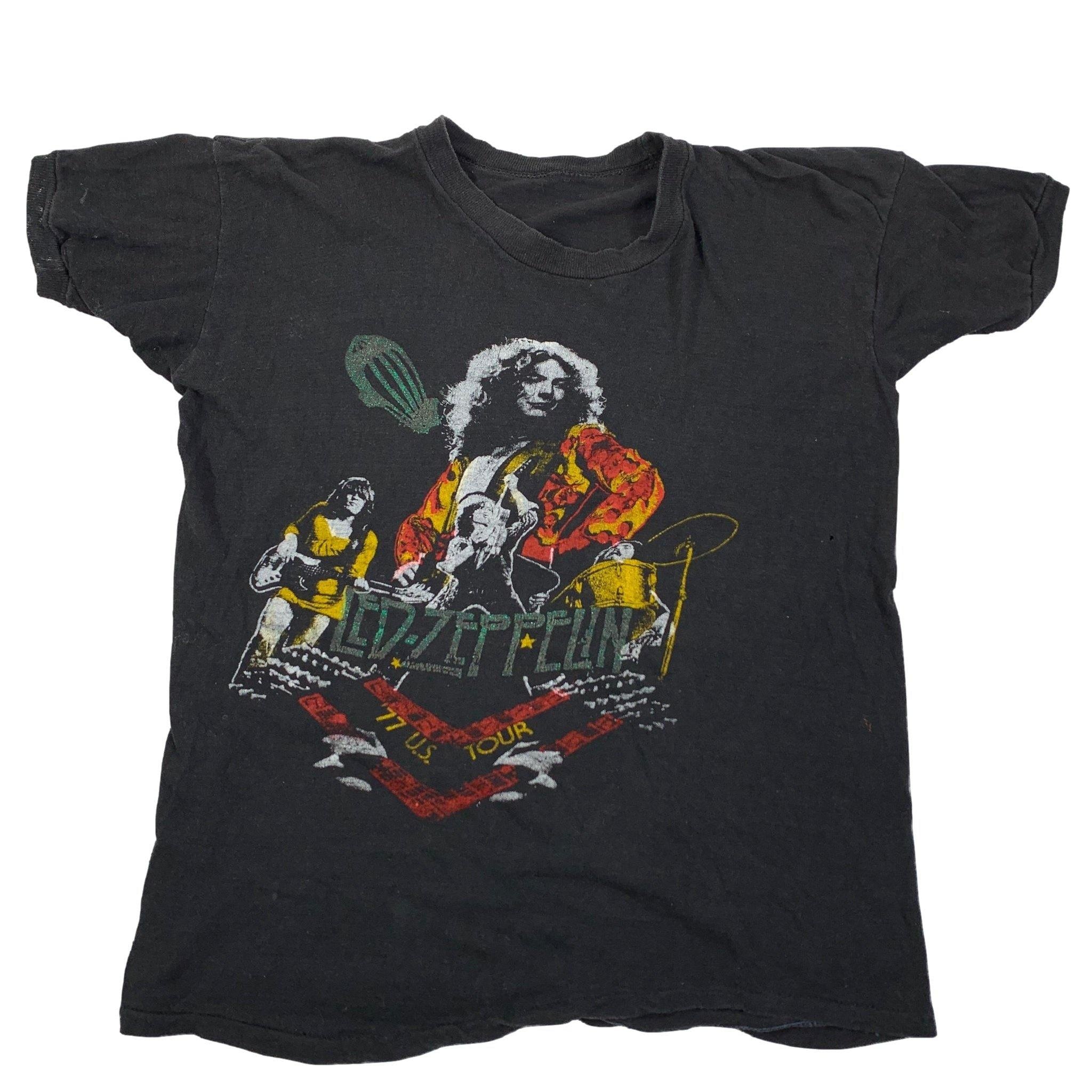 Led zeppelin 1977 discount tour t shirt