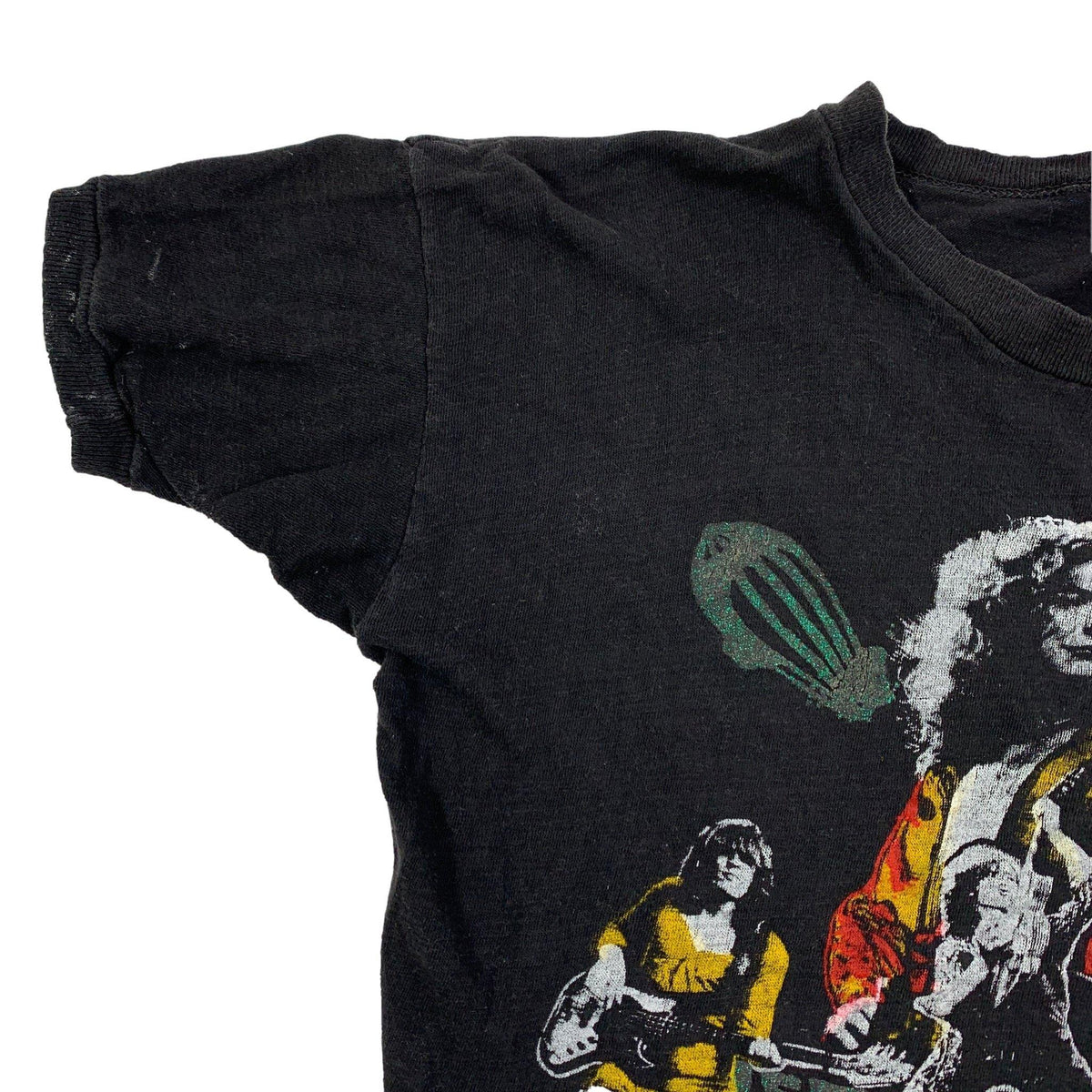 Vintage original Led Zeppelin 1977 US tour shirt detail