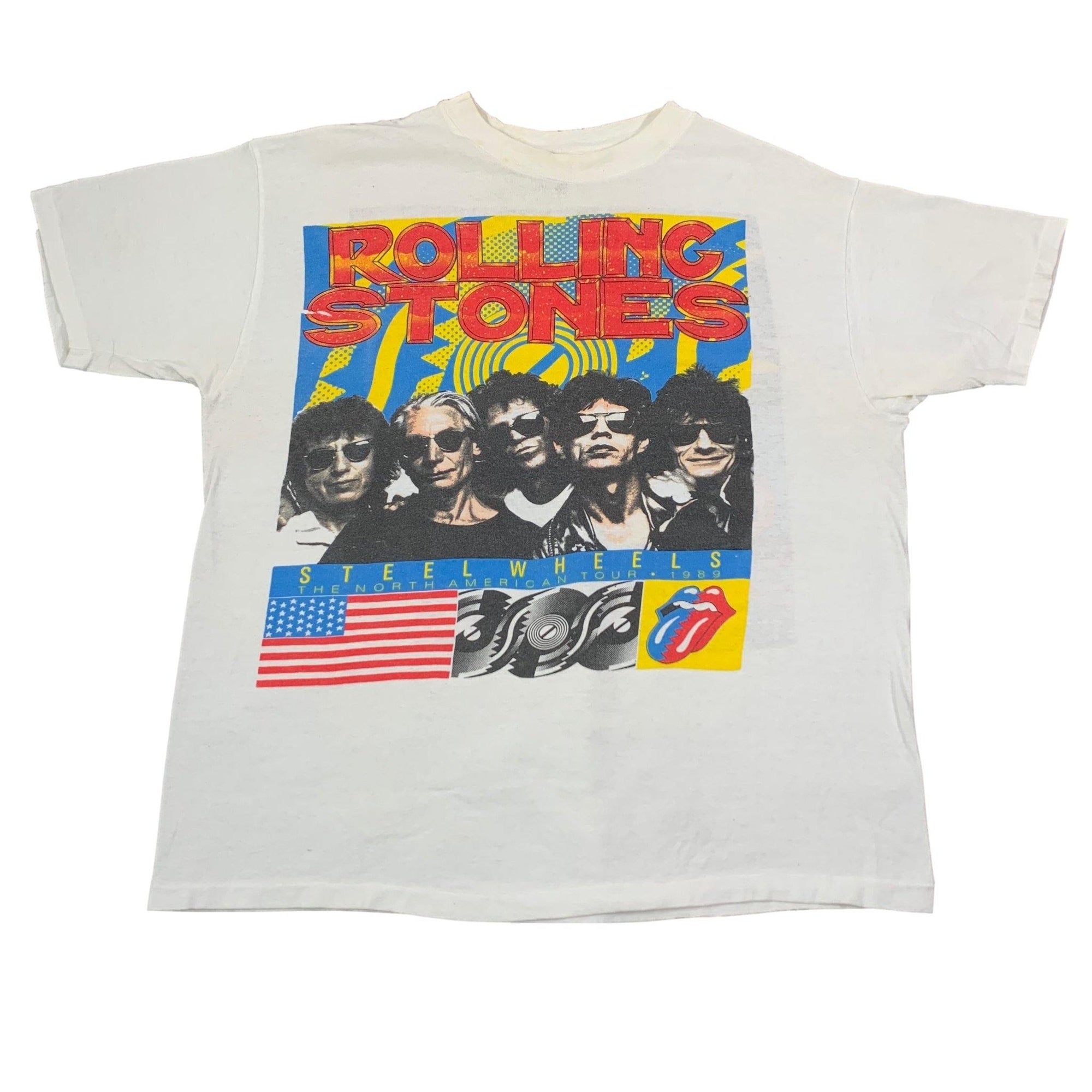Vintage Rolling Stones "Steel Wheels" Tour T-Shirt - jointcustodydc