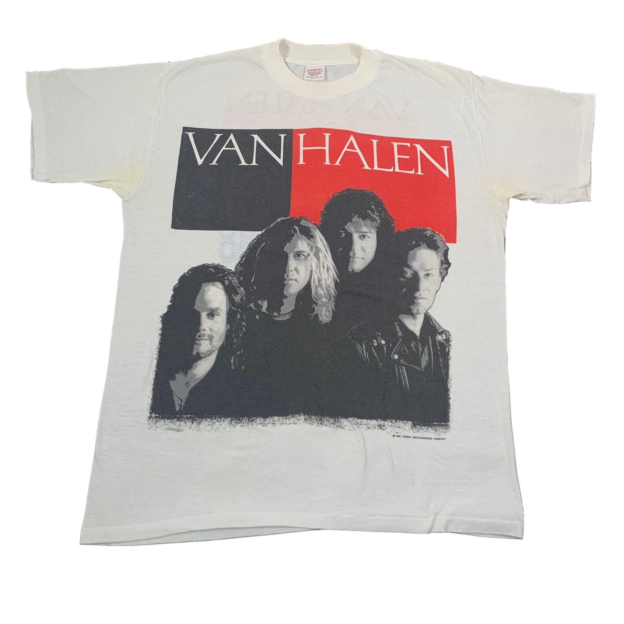 VAN HALEN ビンテージオリジナルティーシャツ 80's アメリカ製 VAN HALEN 両面プリント ラグランTシャツ