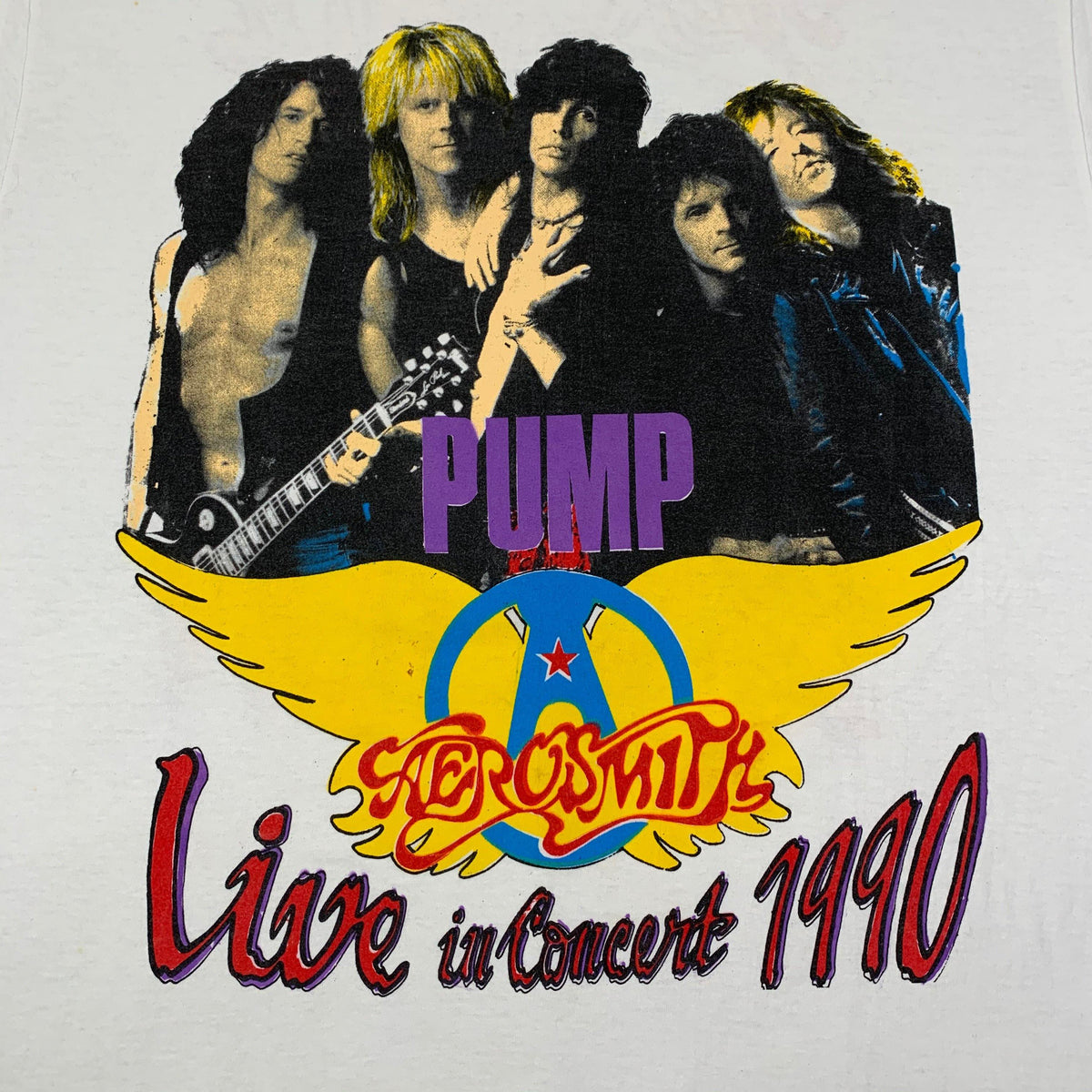 Vintage Aerosmith / Skid Row &quot;Pump&quot; T-Shirt - jointcustodydc