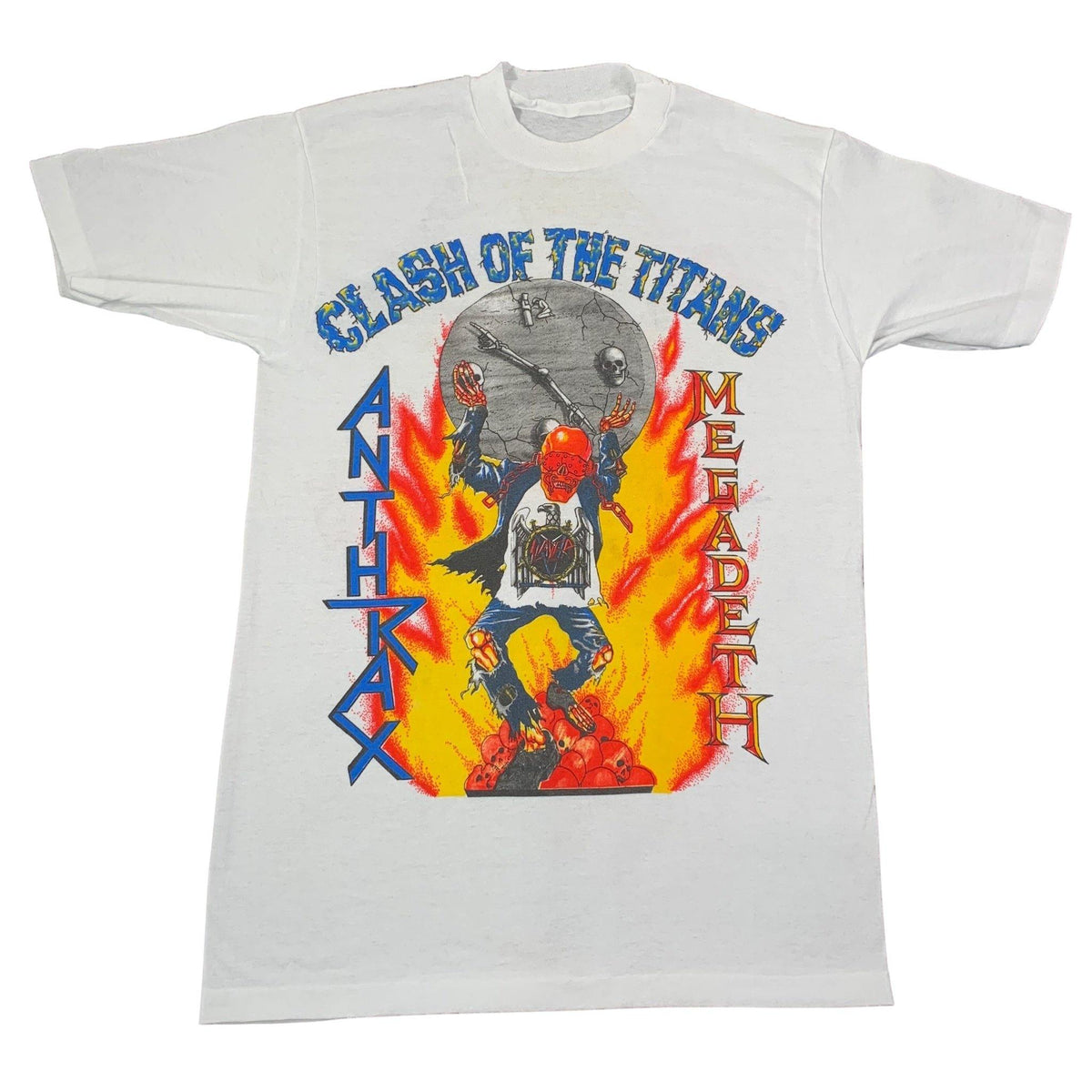 Vintage Anthrax / Megadeth &quot;Clash Of Titans&quot; T-Shirt - jointcustodydc