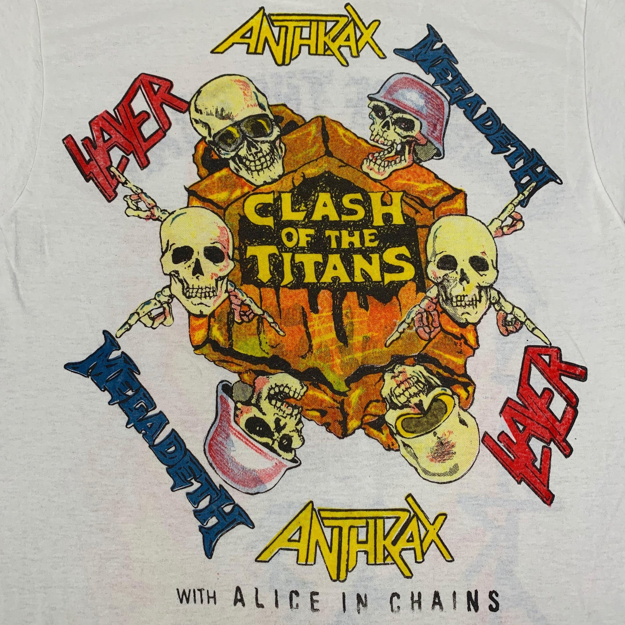 Vintage 1991 Clash of Titans Tour T-Shirt