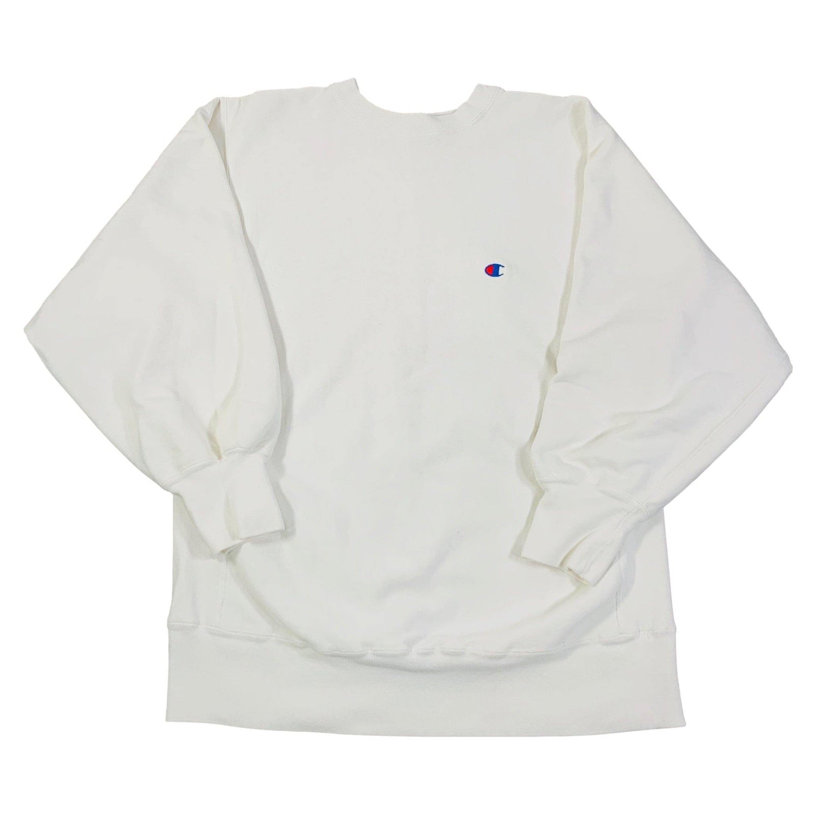 Vintage Champion Reverse Weave "White" Crewneck Sweatshirt - jointcustodydc