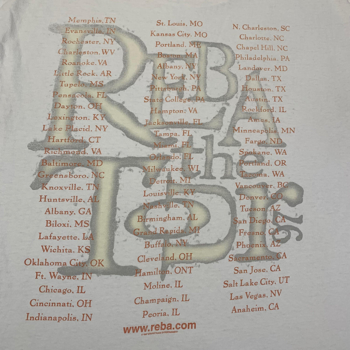 Vintage Reba &quot;&#39;97 Tour&quot; T-Shirt - jointcustodydc