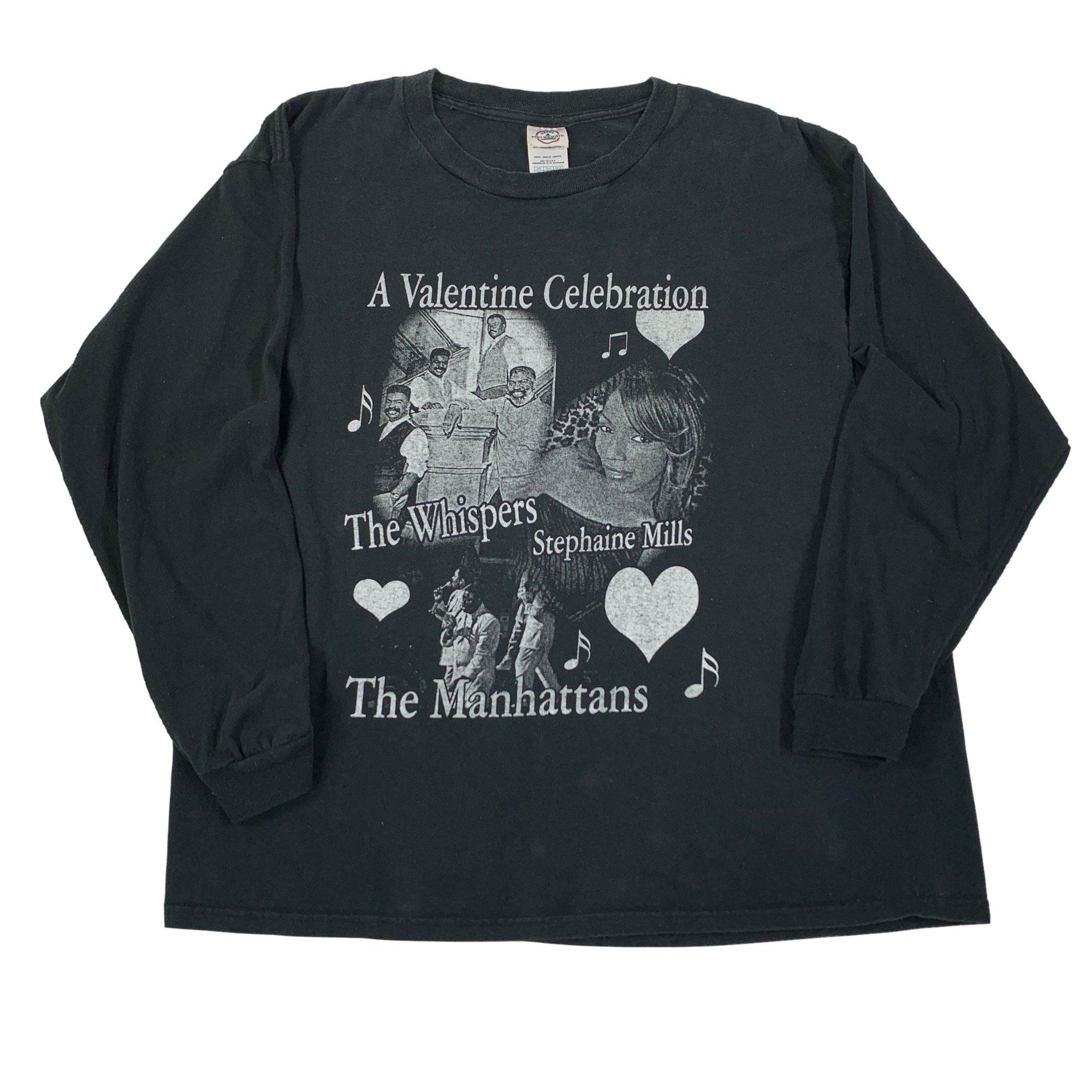 Vintage The Manhattans "A Valentine Celebration" Long Sleeve Shirt - jointcustodydc