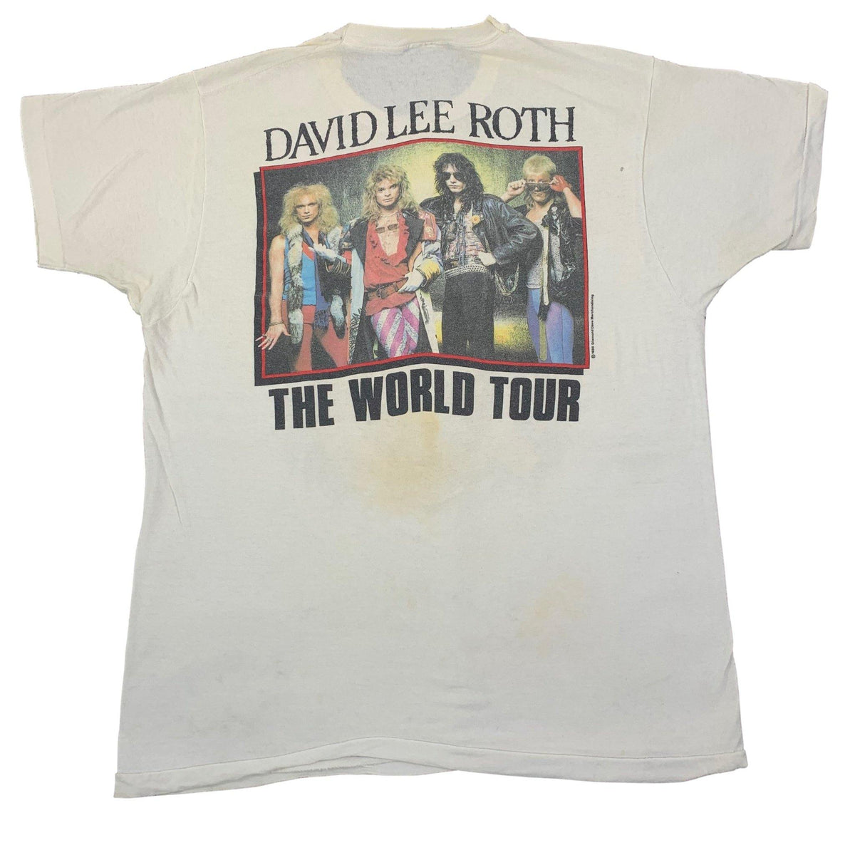 Vintage David Lee Roth &quot;The World Tour&quot; T-Shirt - jointcustodydc