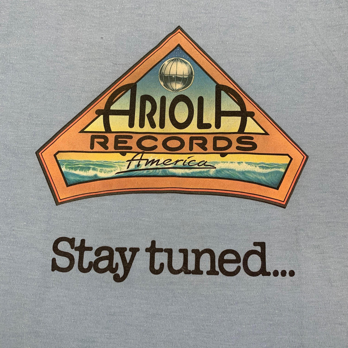 Vintage Ariola Records America &quot;Stay Tuned...&quot; Long Sleeve Shirt - jointcustodydc