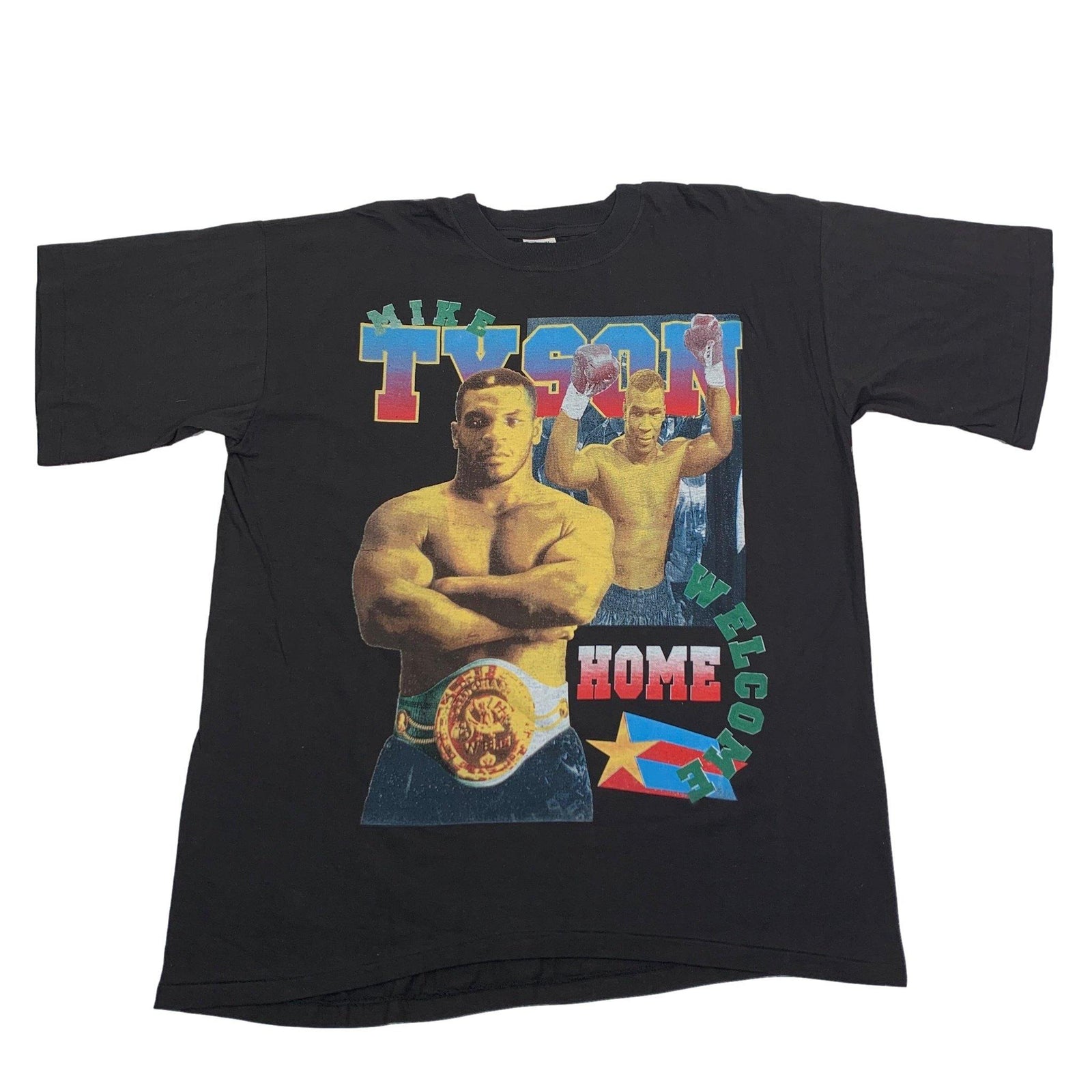 Vintage Mike Tyson "Welcome Home" T-Shirt - jointcustodydc