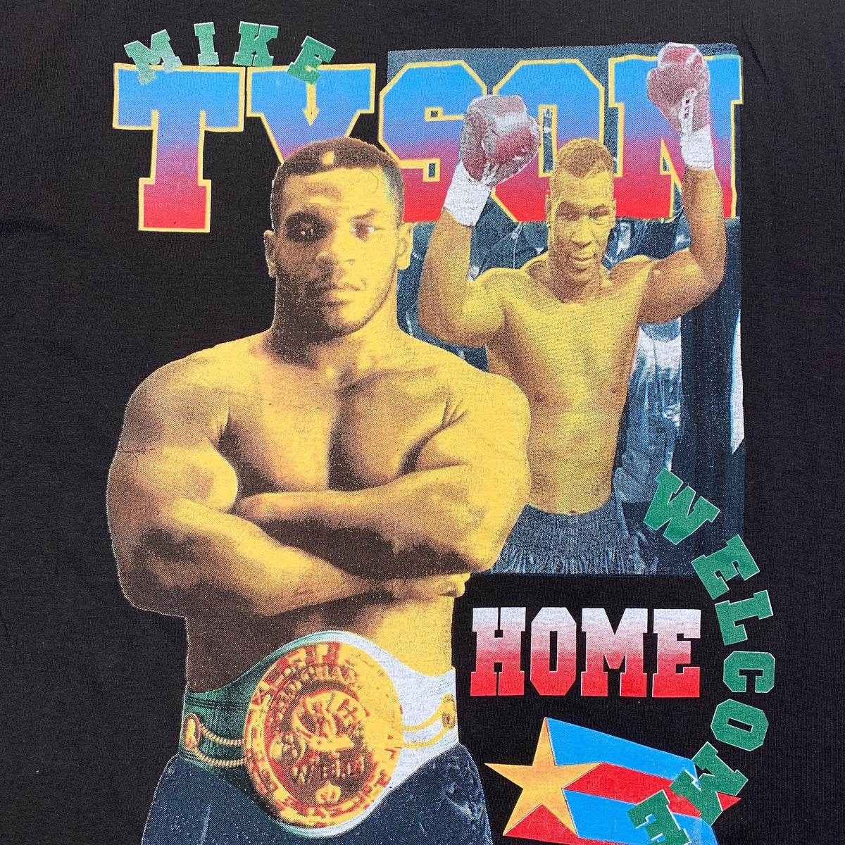 Vintage Mike Tyson &quot;Welcome Home&quot; T-Shirt - jointcustodydc