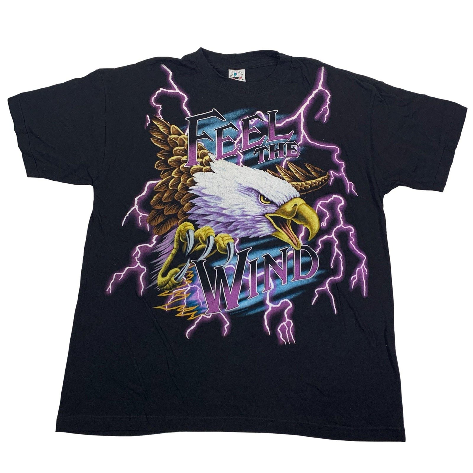 Vintage American Thunder "Feel The Wind" T-Shirt - jointcustodydc