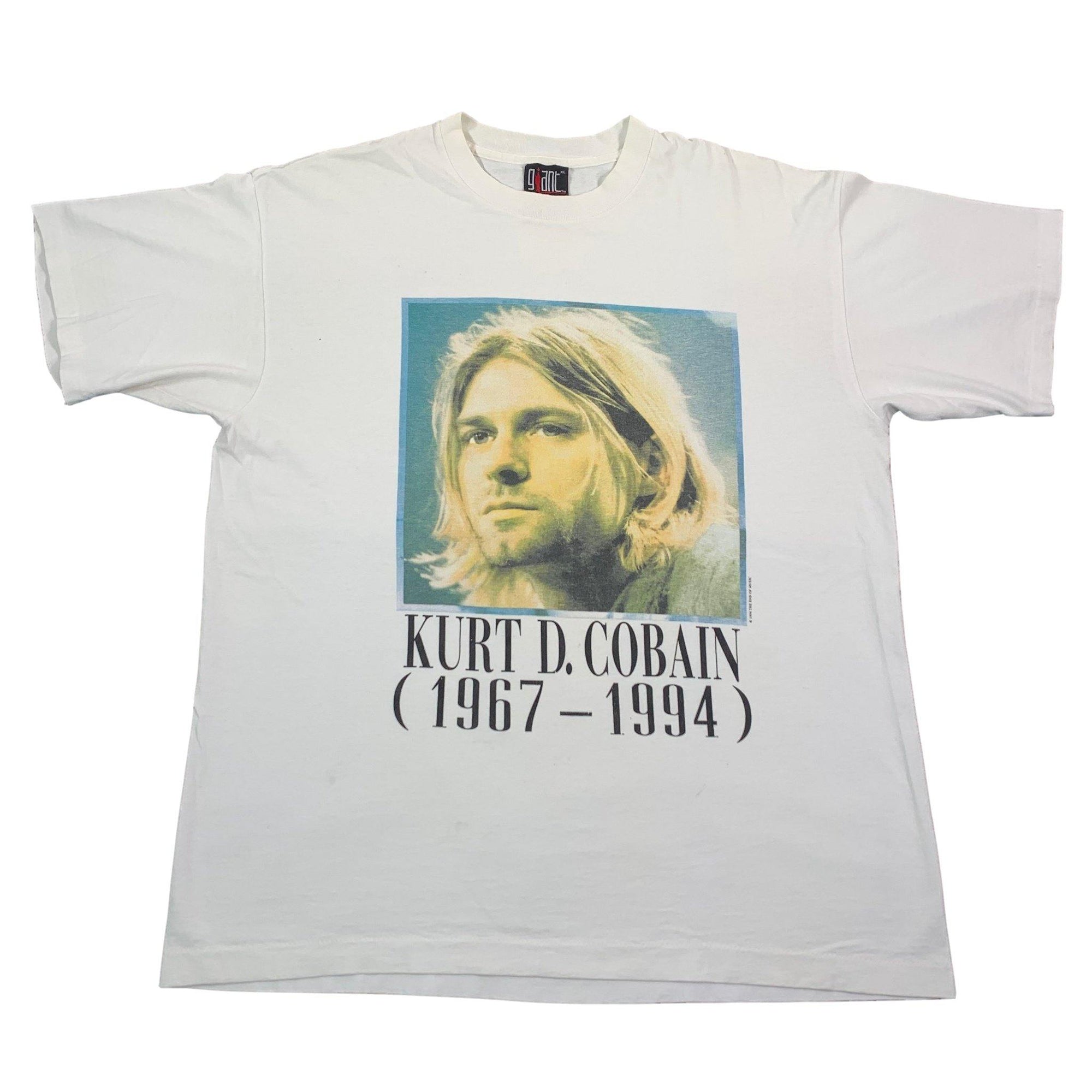 Vintage Nirvana Kurt D. Cobain "Memorial" T-Shirt - jointcustodydc