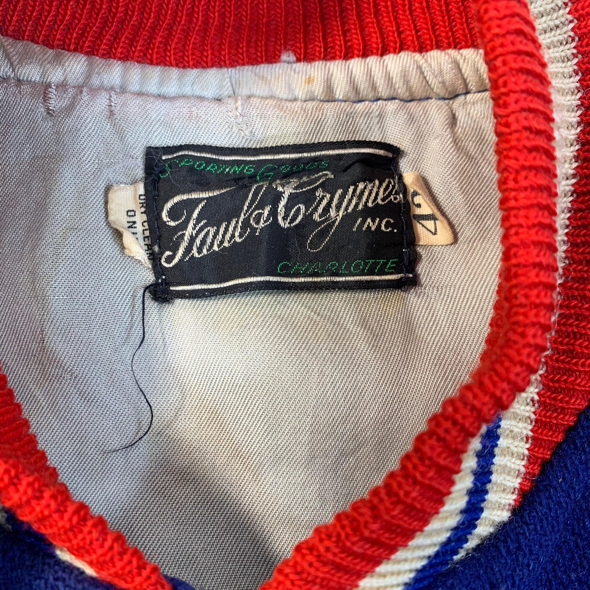 Vintage Faul &amp; Crymes Sporting Goods &quot;Wool&quot; Letterman Jacket - jointcustodydc