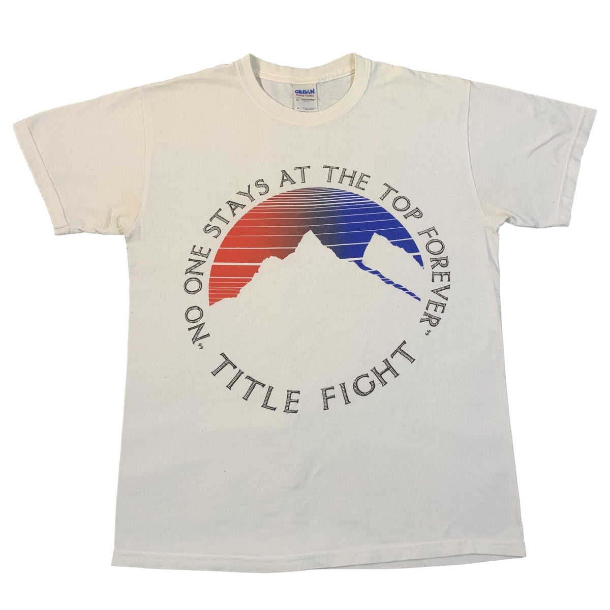Vintage Title Fight &quot;No One Stays At The Top Forever&quot; T-Shirt - jointcustodydc