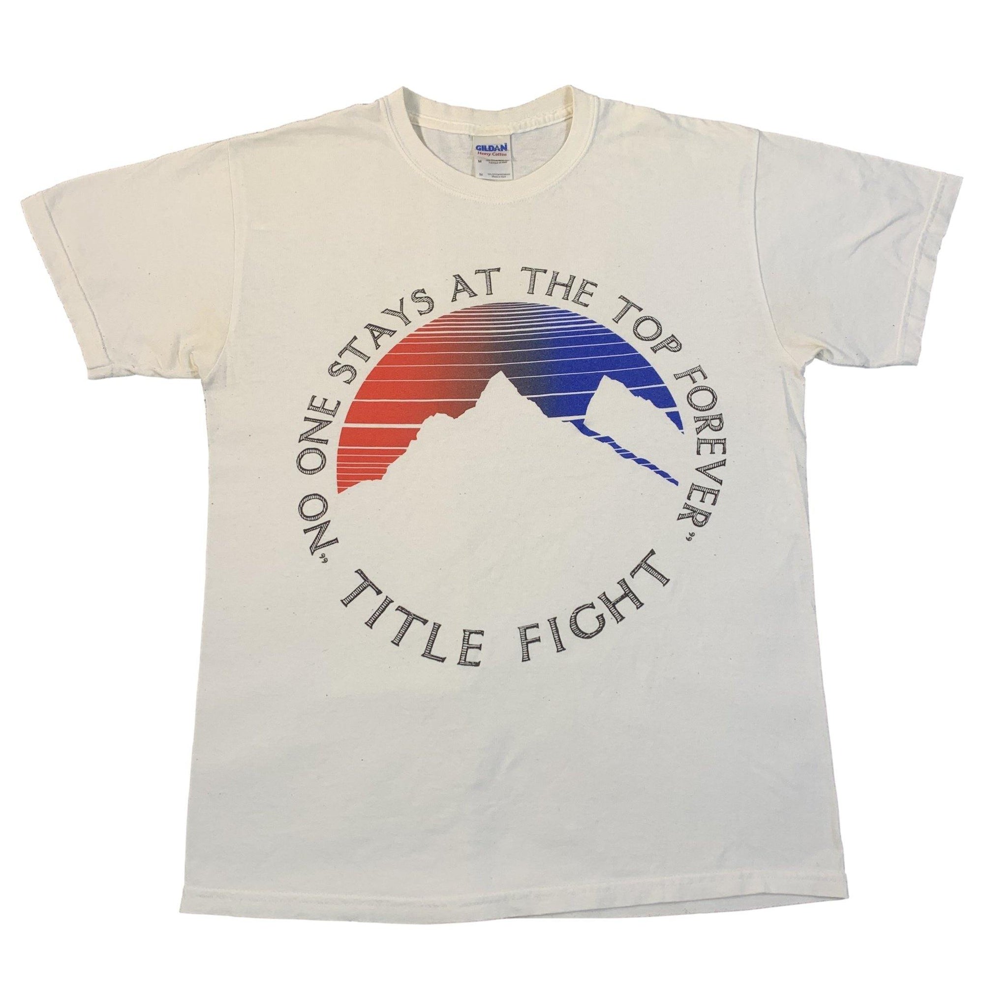 Vintage Title Fight "No One Stays At The Top Forever" T-Shirt - jointcustodydc