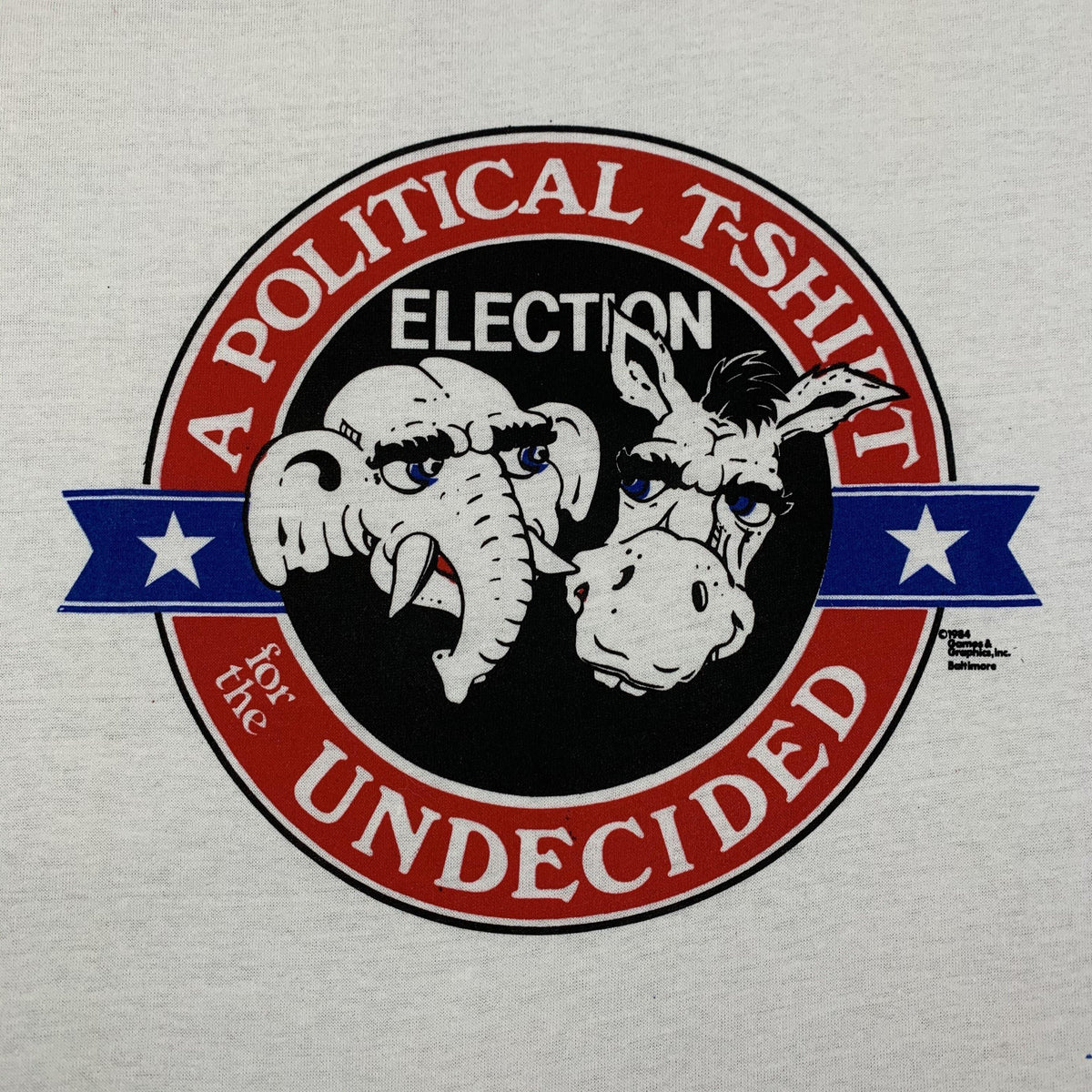 Vintage Political &quot;Undecided&quot; T-Shirt - jointcustodydc
