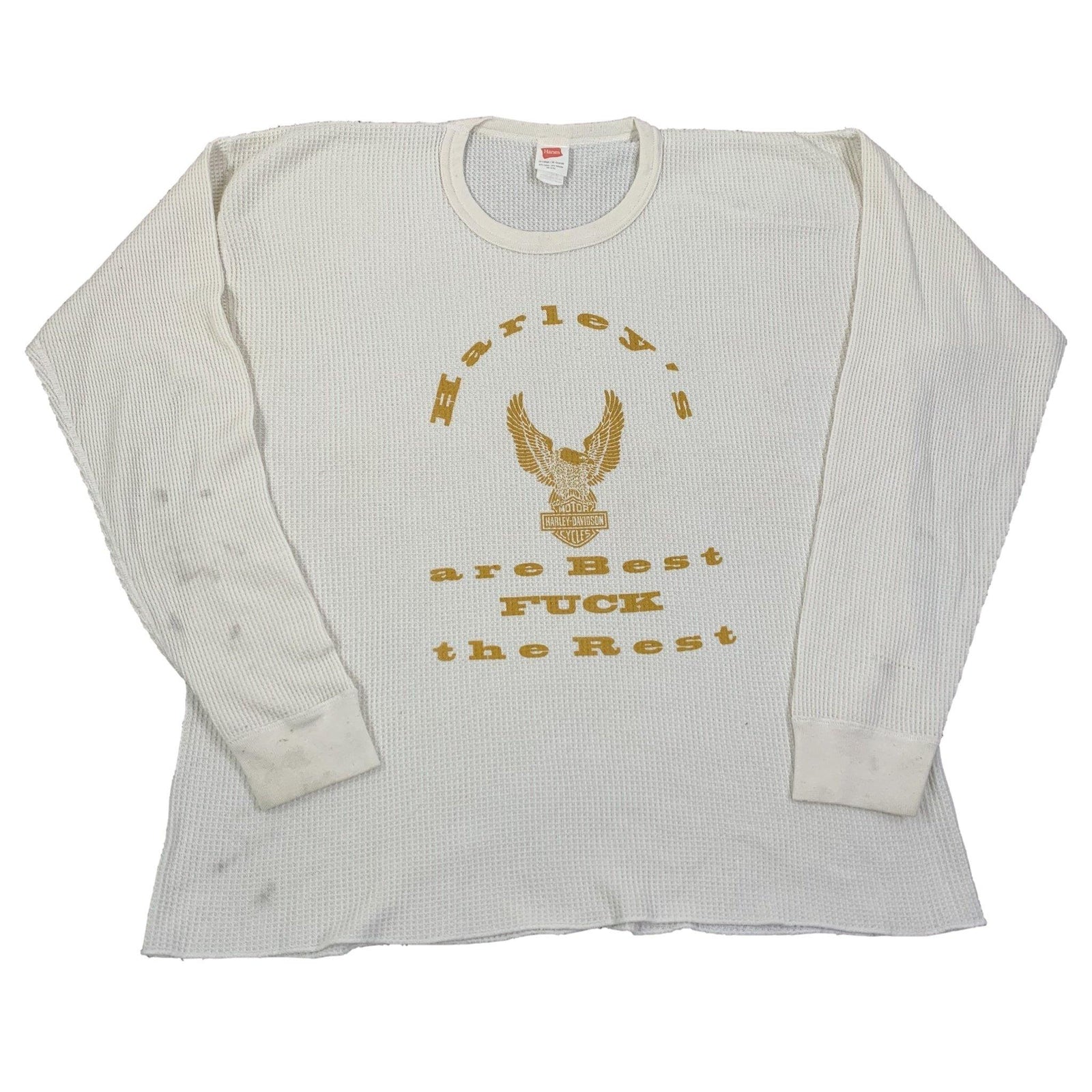 Vintage Harley-Davidson "The Best" Thermal Long Sleeve - jointcustodydc