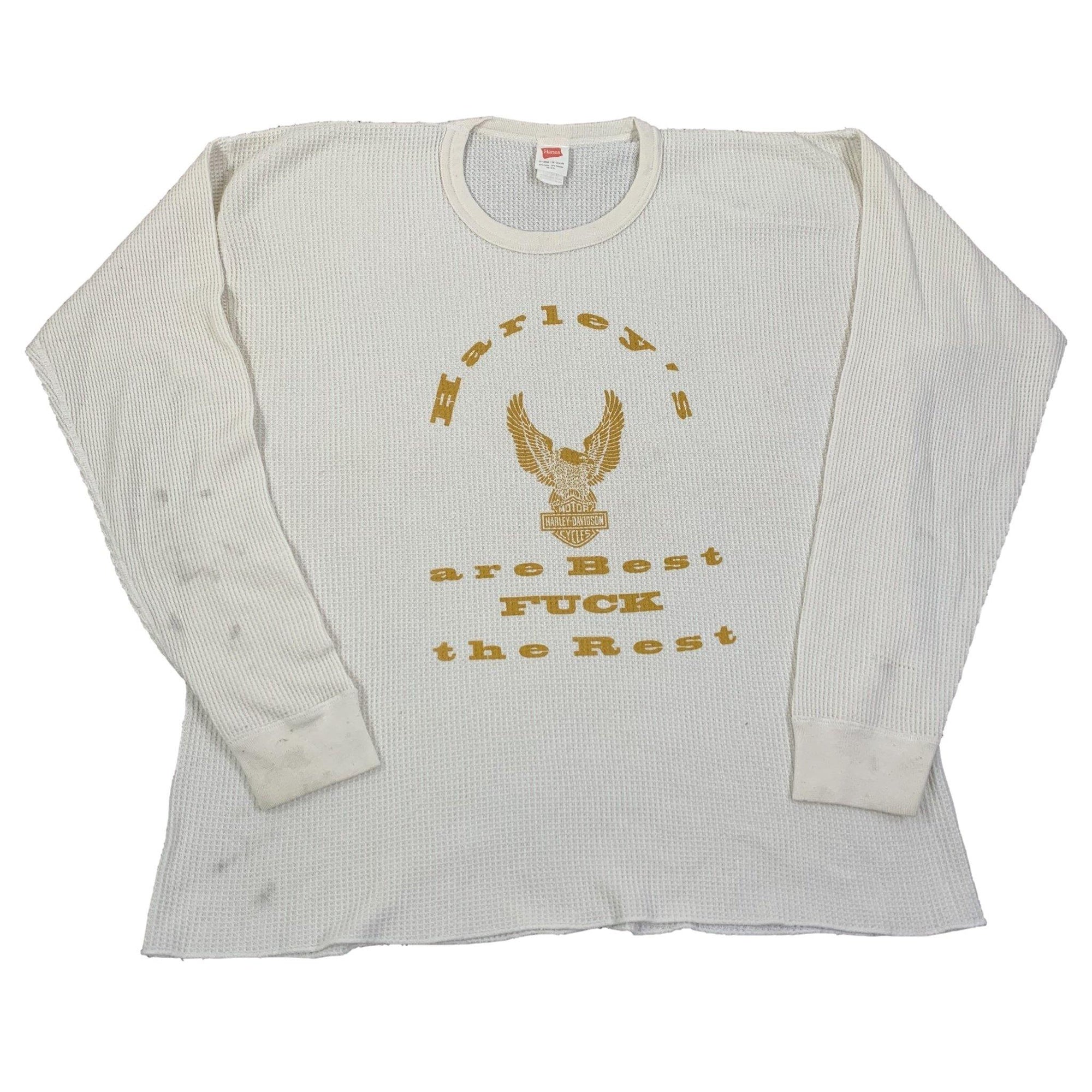 Vintage Harley-Davidson "The Best" Thermal Long Sleeve - jointcustodydc