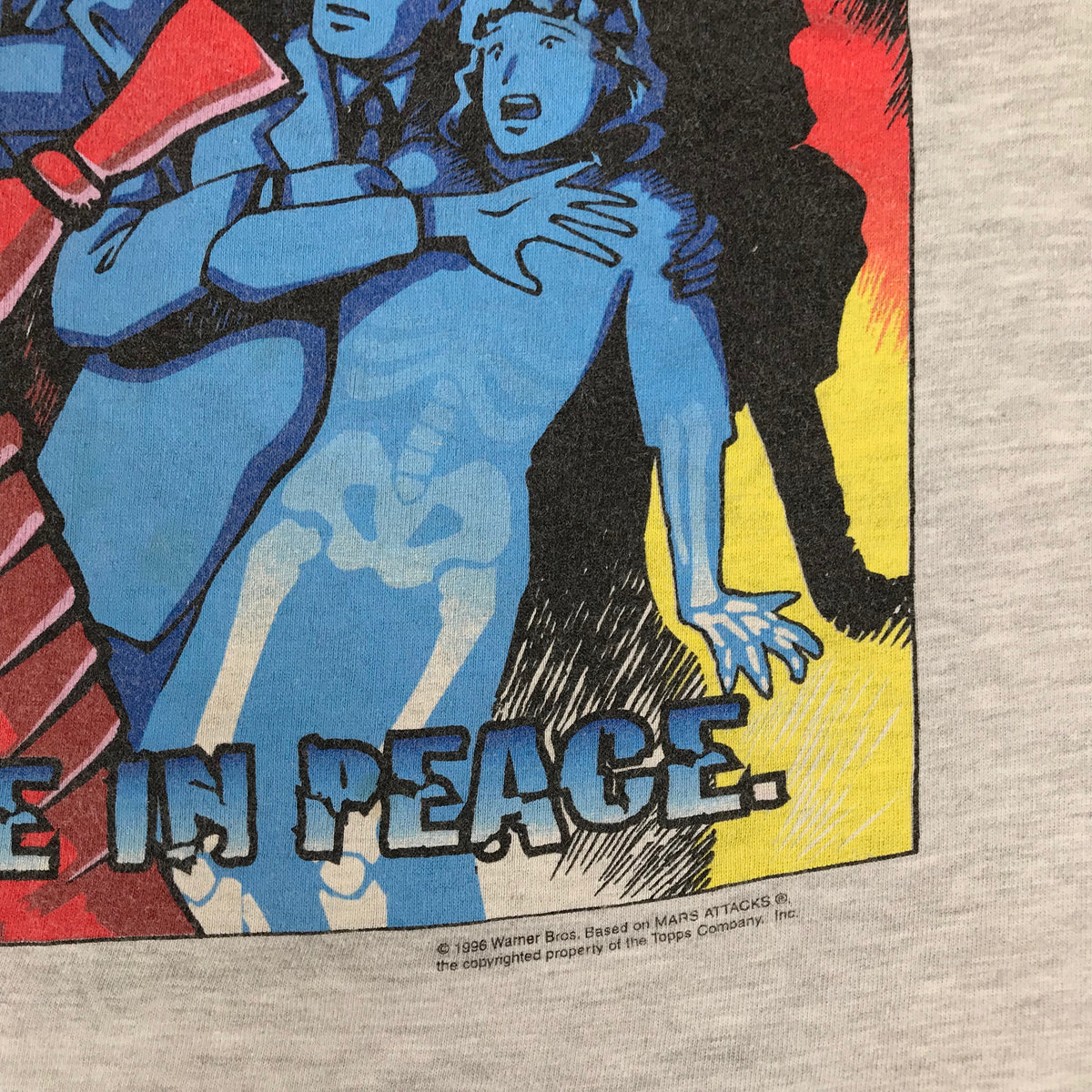 Vintage Mars Attacks &quot;We Come in Peace&quot; T-Shirt - jointcustodydc