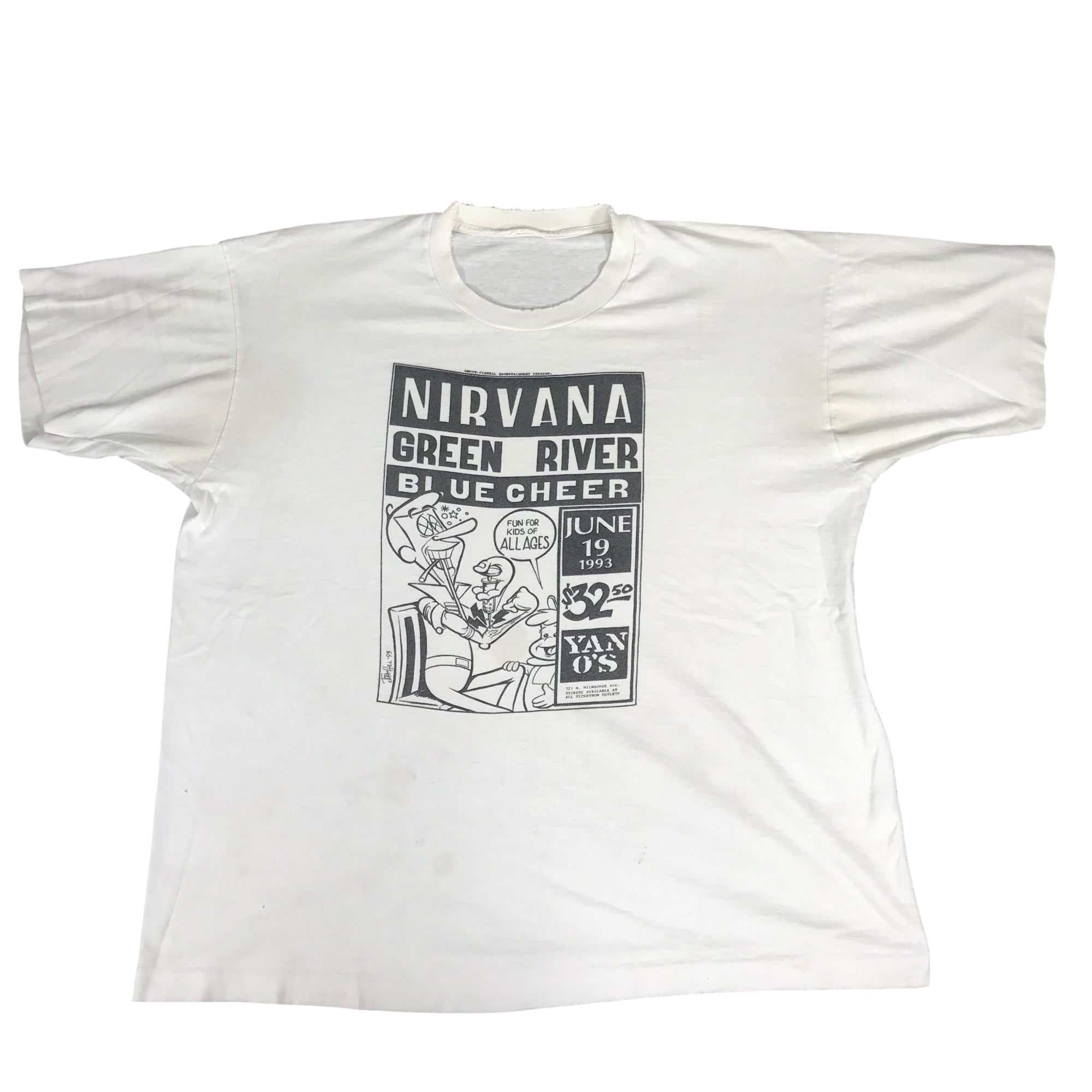 Vintage Nirvana "Flyer" T-Shirt - jointcustodydc