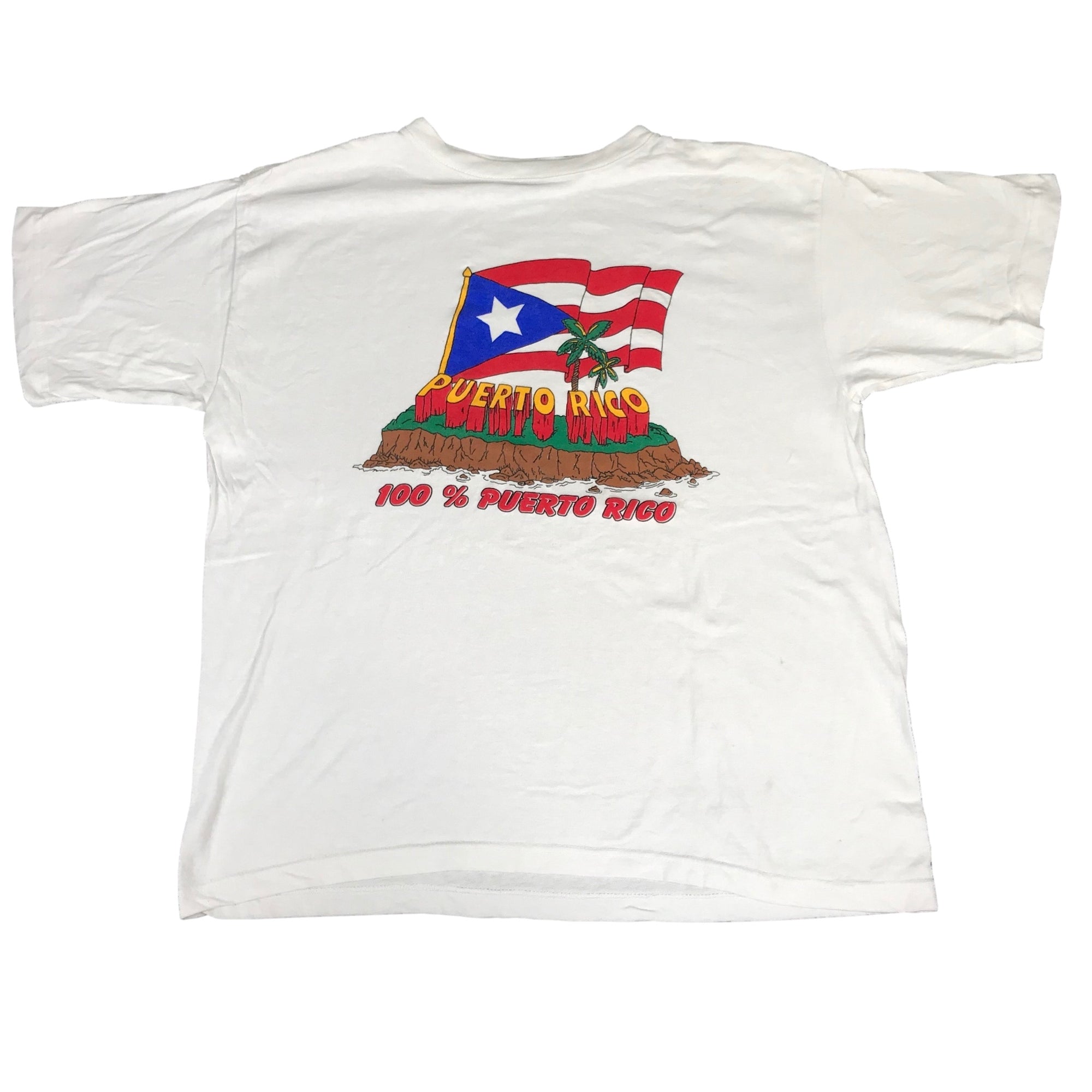 Vintage Puerto Rico "100%" T-Shirt - jointcustodydc