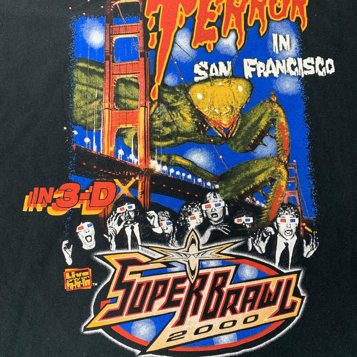Vintage WCW &quot;Super Brawl 2000&quot; T-Shirt - jointcustodydc