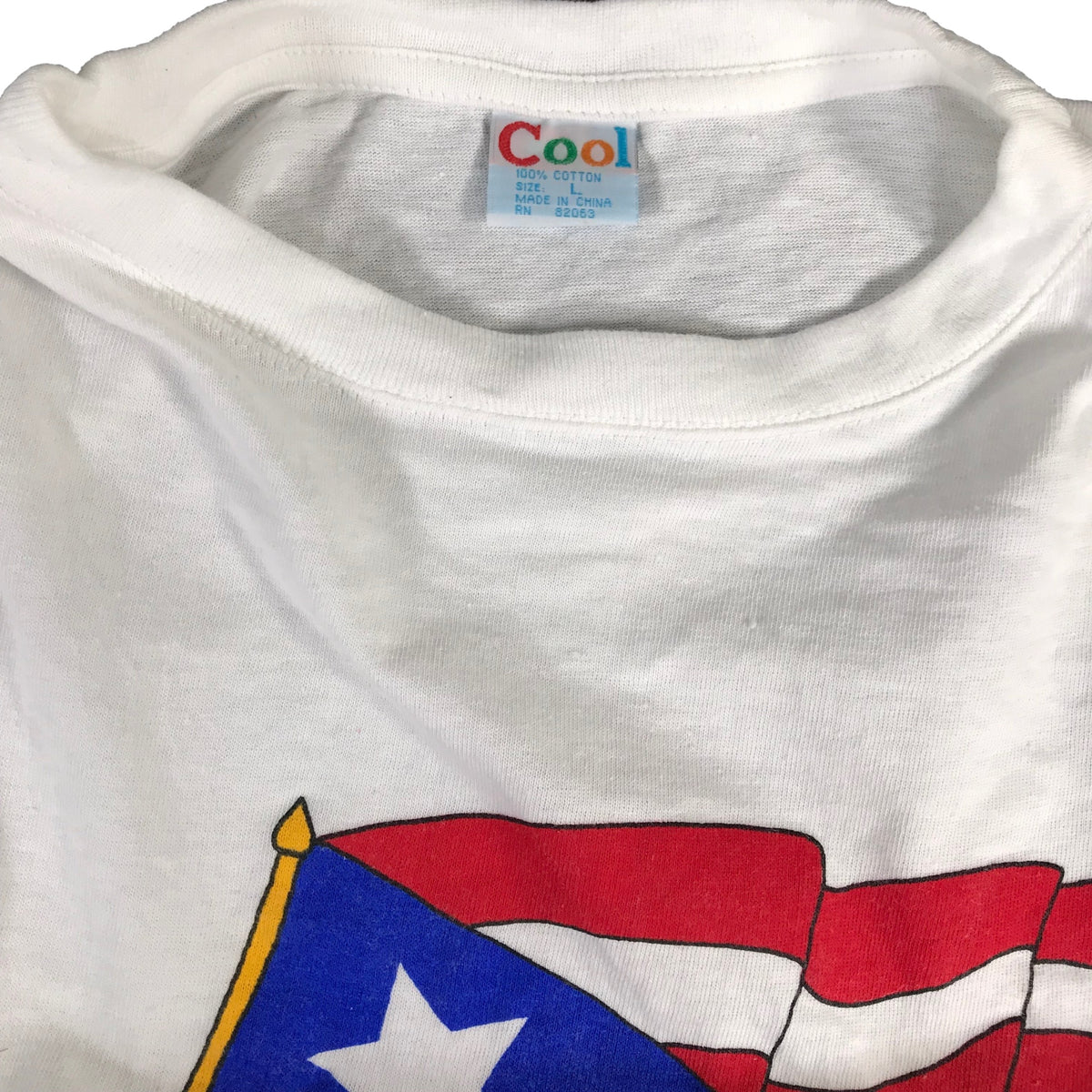 Vintage Puerto Rico &quot;100%&quot; T-Shirt - jointcustodydc