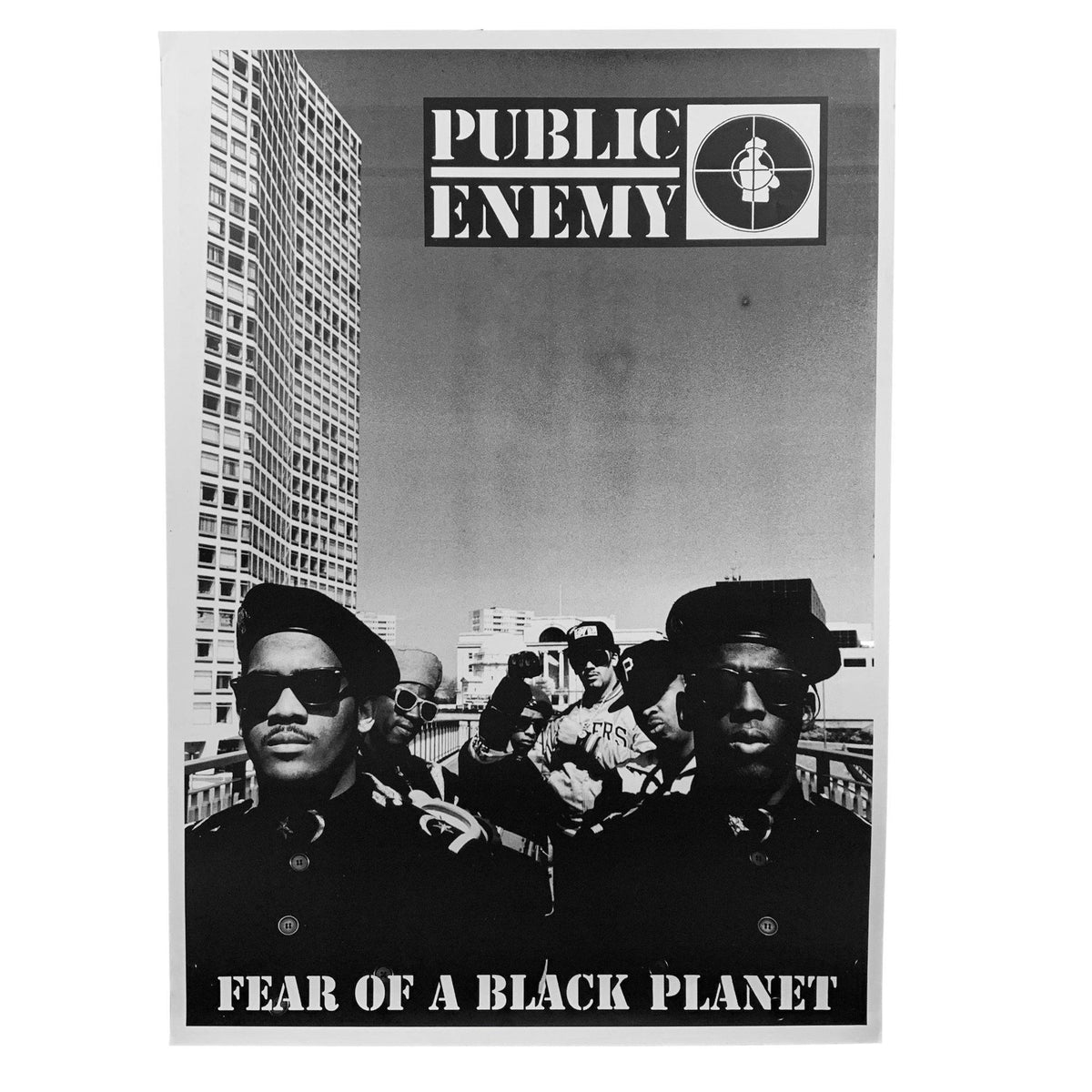 Vintage Public Enemy &quot;Fear Of A Black Planet&quot; Poster - jointcustodydc