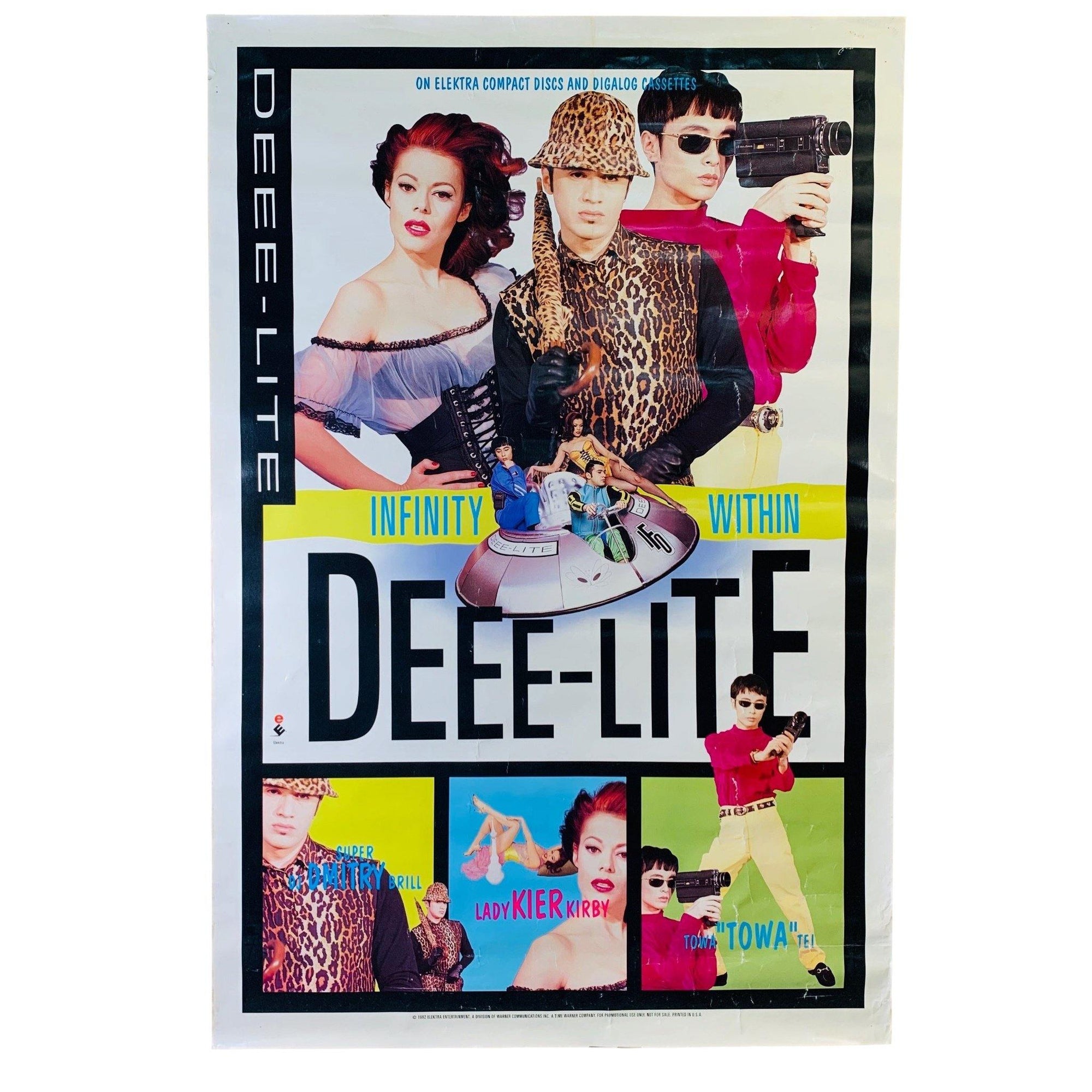 Vintage Deee-Lite "Infinity WIthin" (1992) Promotional Poster - jointcustodydc