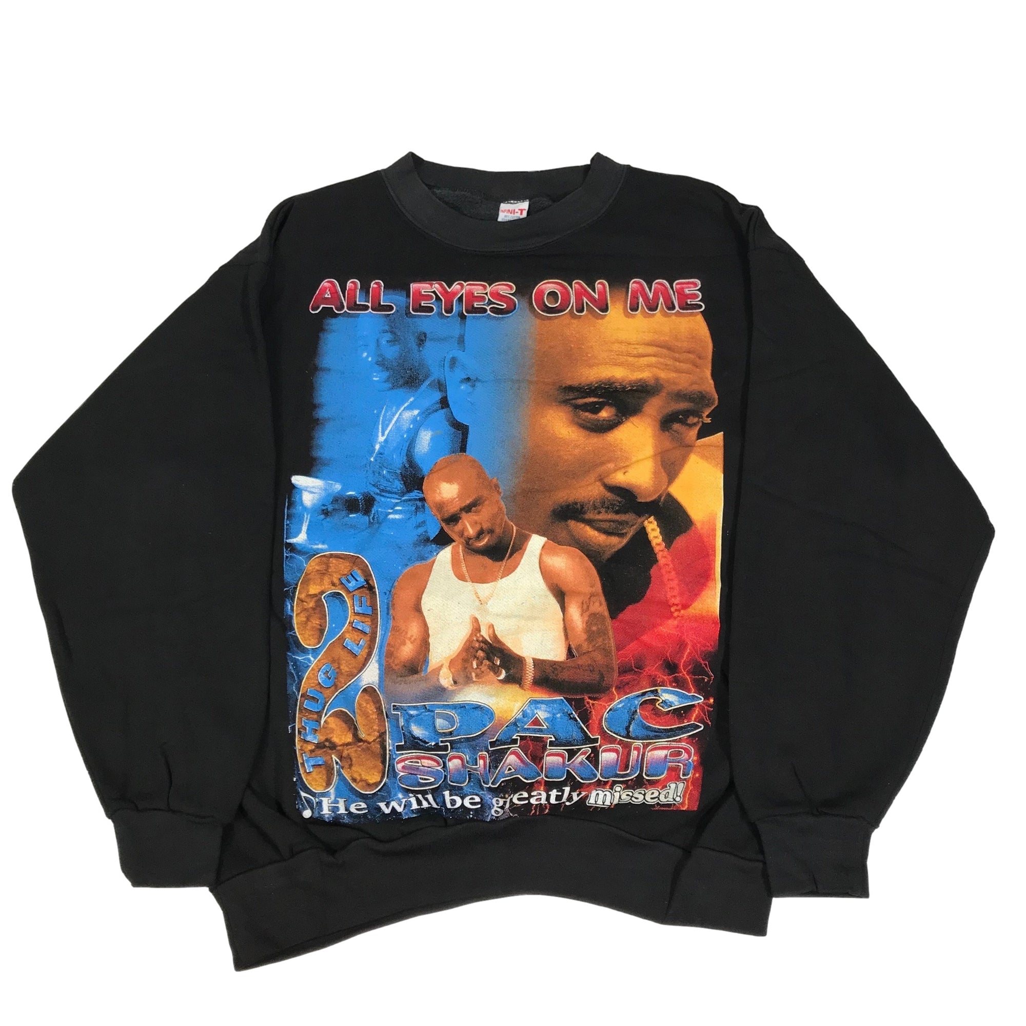 Vintage Tupac "All Eyes On Me" Crewneck Sweatshirt - jointcustodydc
