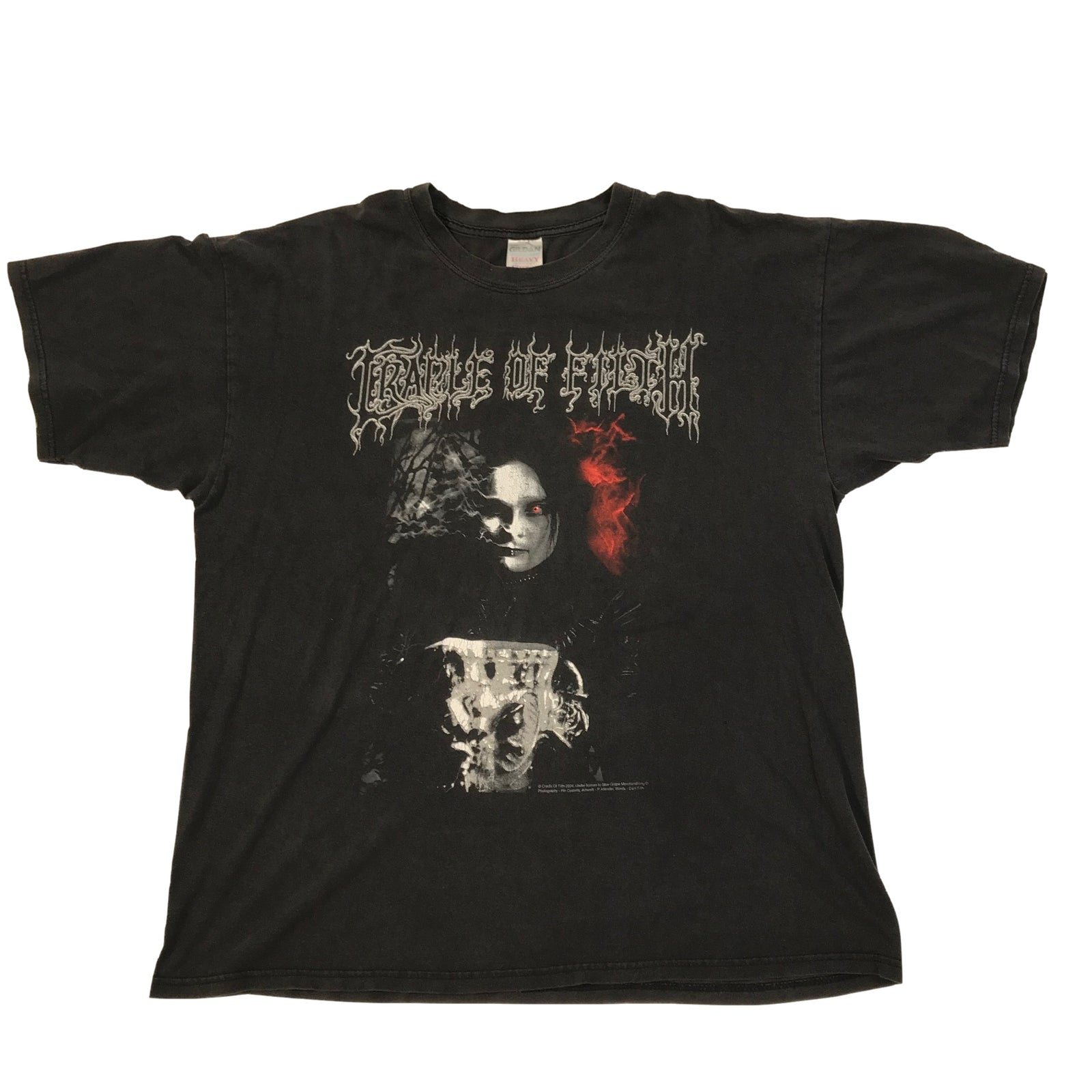 Vintage Cradle Of Filth "Black is My Heart" T-Shirt - jointcustodydc