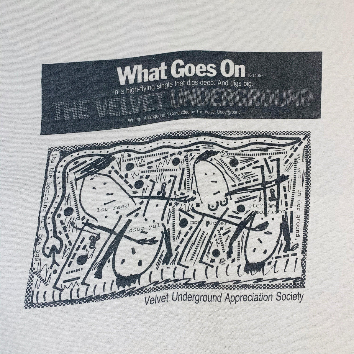 Vintage The Velvet Underground &quot;Andy Warhol System: Pub-Pop-Rock&quot; T-Shirt - jointcustodydc