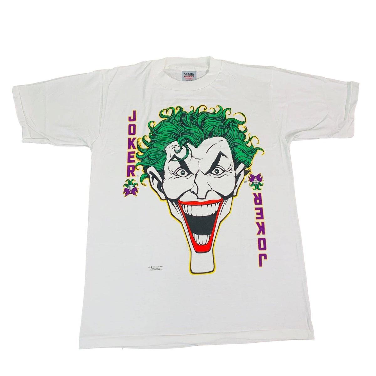 Vintage 1989 The Joker &quot;Card&quot; T-Shirt - jointcustodydc