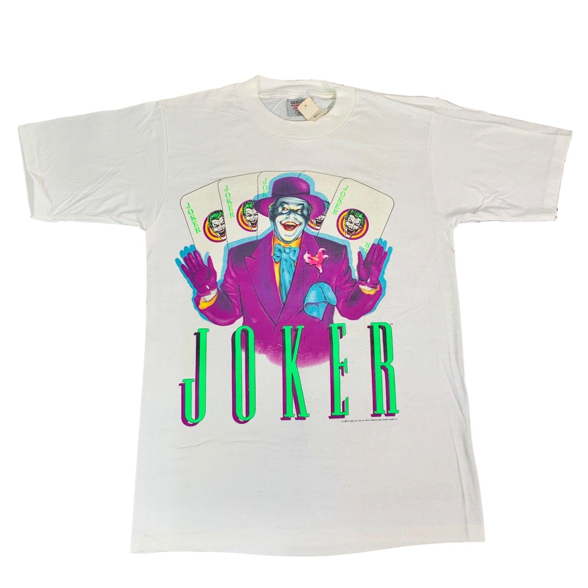 Vintage 1989 The Joker "Jack Nicholson" T-Shirt - jointcustodydc