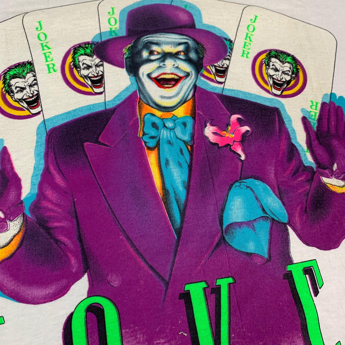Vintage 1989 The Joker &quot;Jack Nicholson&quot; T-Shirt - jointcustodydc