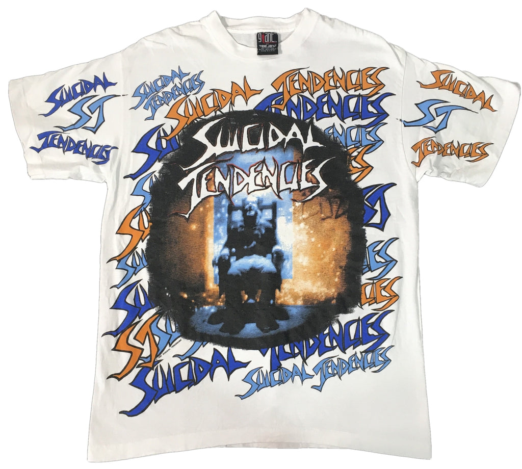 y*a様 90s当時に購入 SUICIDAL TENDENCIES ヴィンテージ 1990s SUICIDAL TENDENCIES Hoodie Size L シンプルに良い 久々