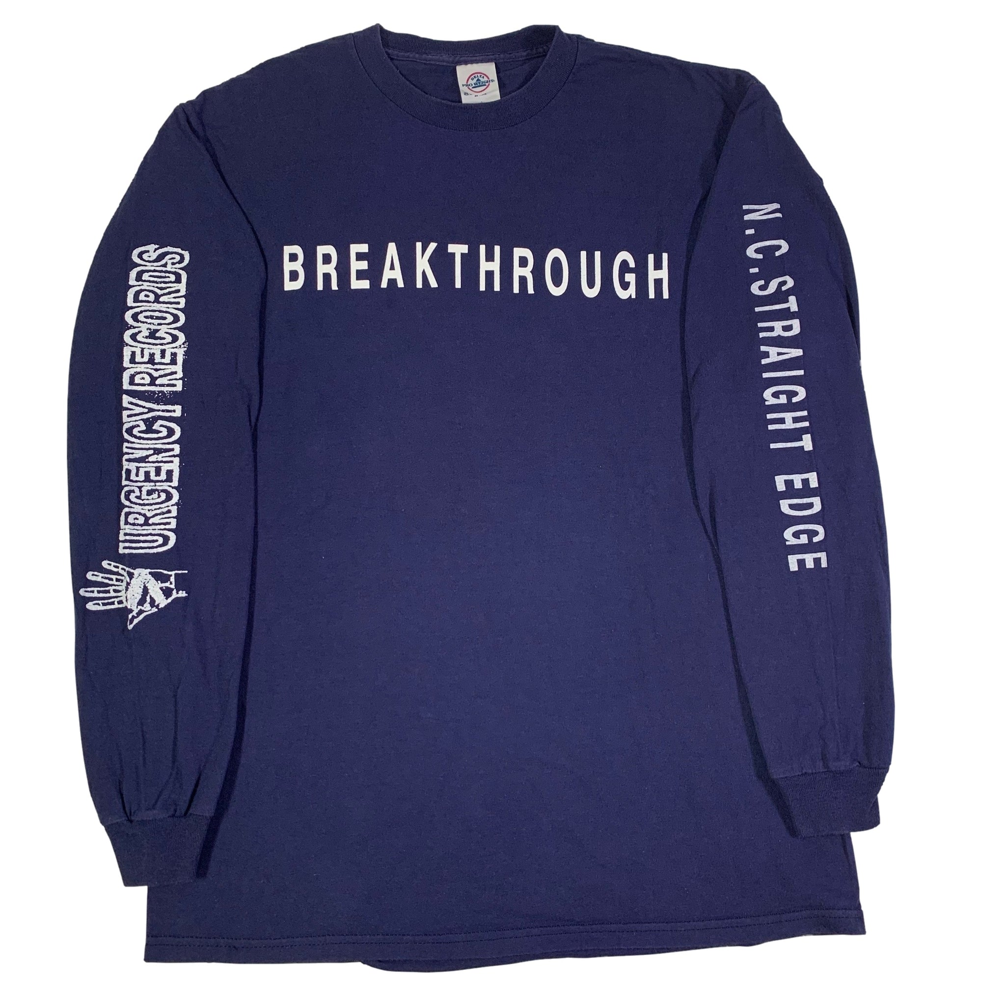 Vintage Breakthrough "N.C. Straight Edge" Long Sleeve Shirt - jointcustodydc