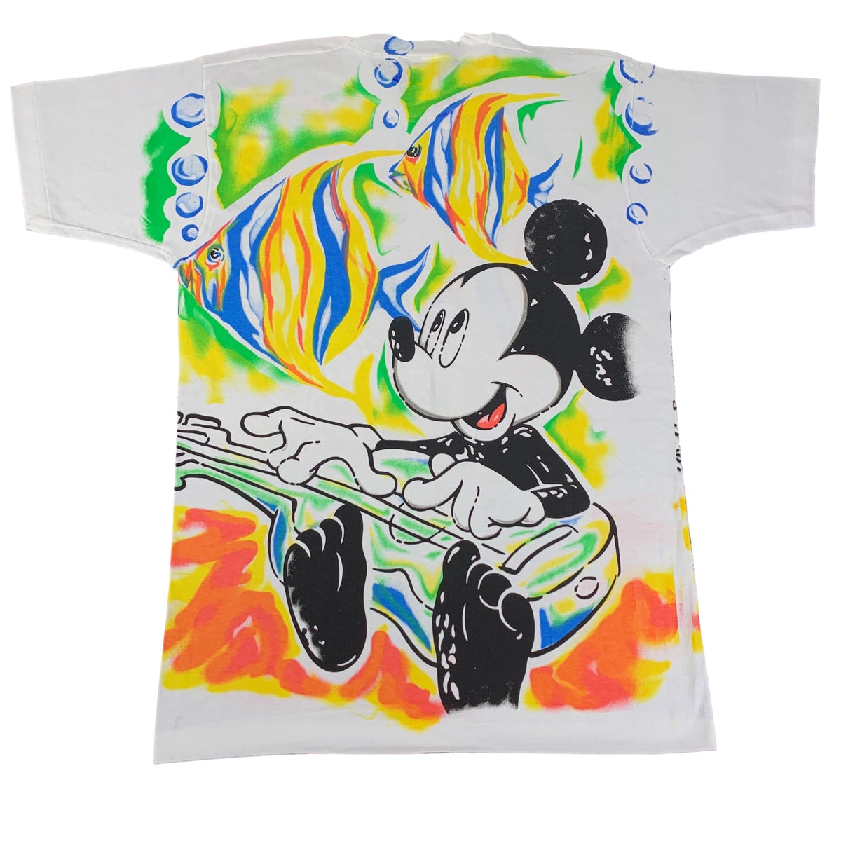 Vintage Mickey Mouse By Jerry Leigh &quot;Disney&quot; All Over Print T-Shirt - jointcustodydc