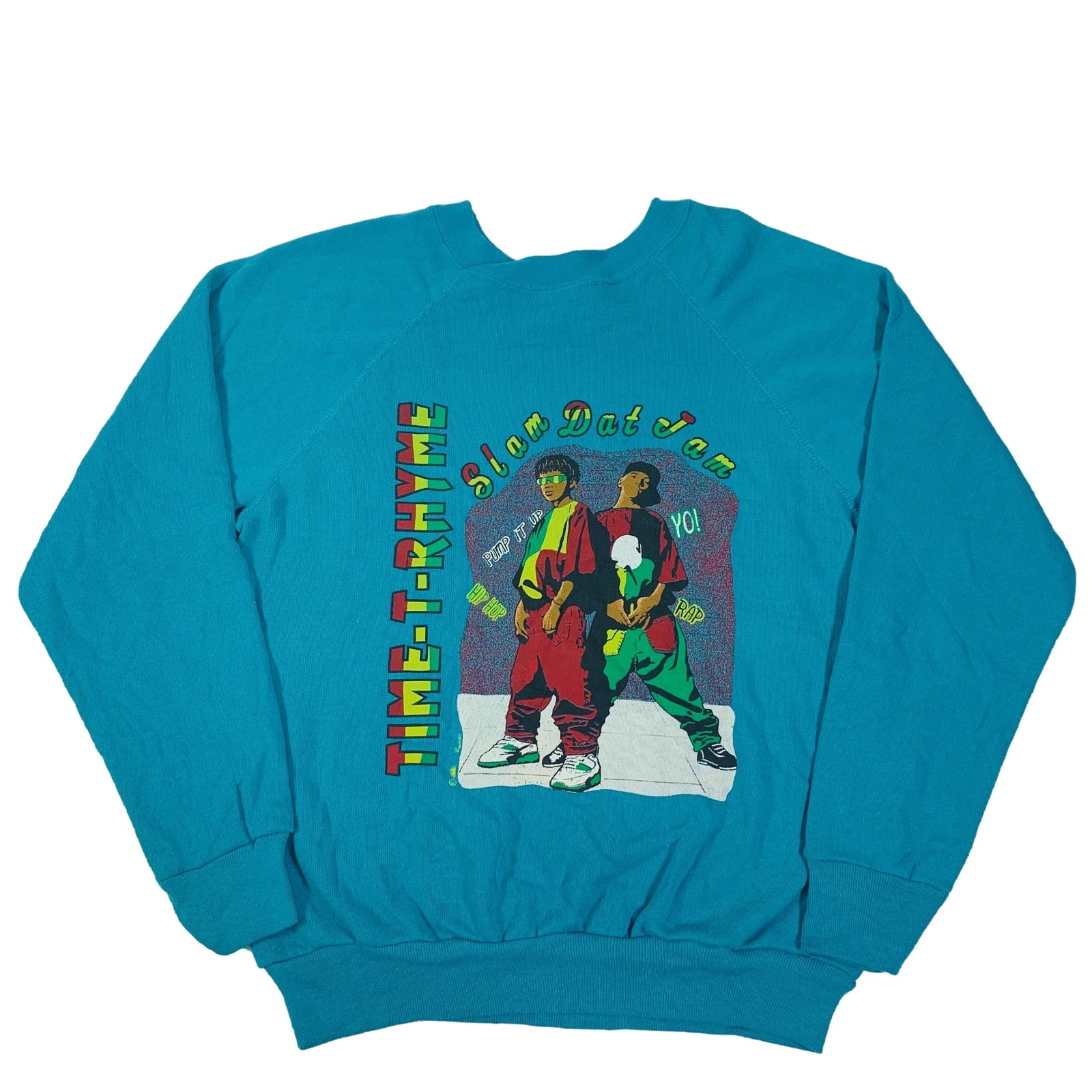 Vintage Time-T-Rhyme "Slam Dat Jam" Crewneck Sweatshirt - jointcustodydc