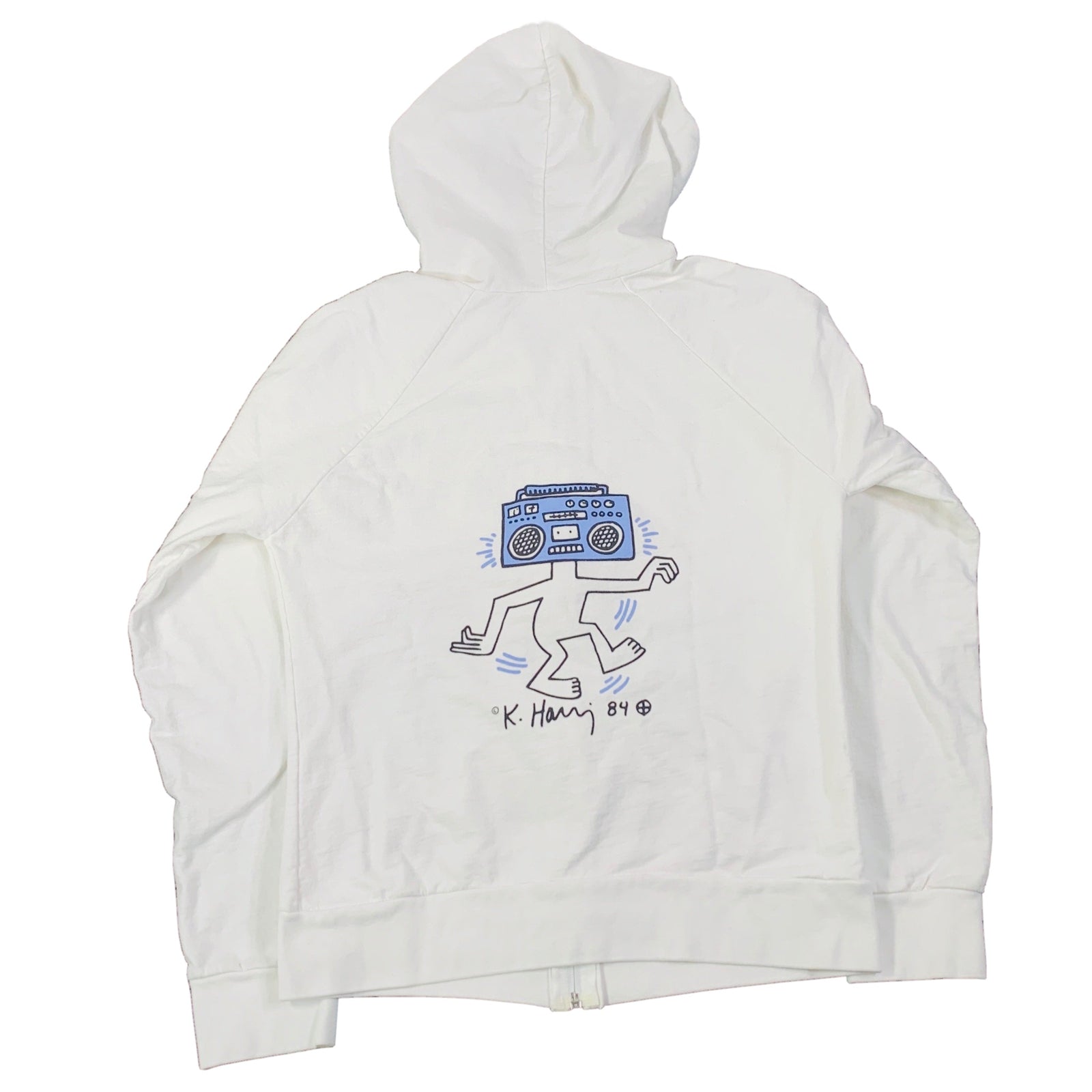 Vintage Keith Haring "Pop Shop" Unisex Zip Hoodie - jointcustodydc