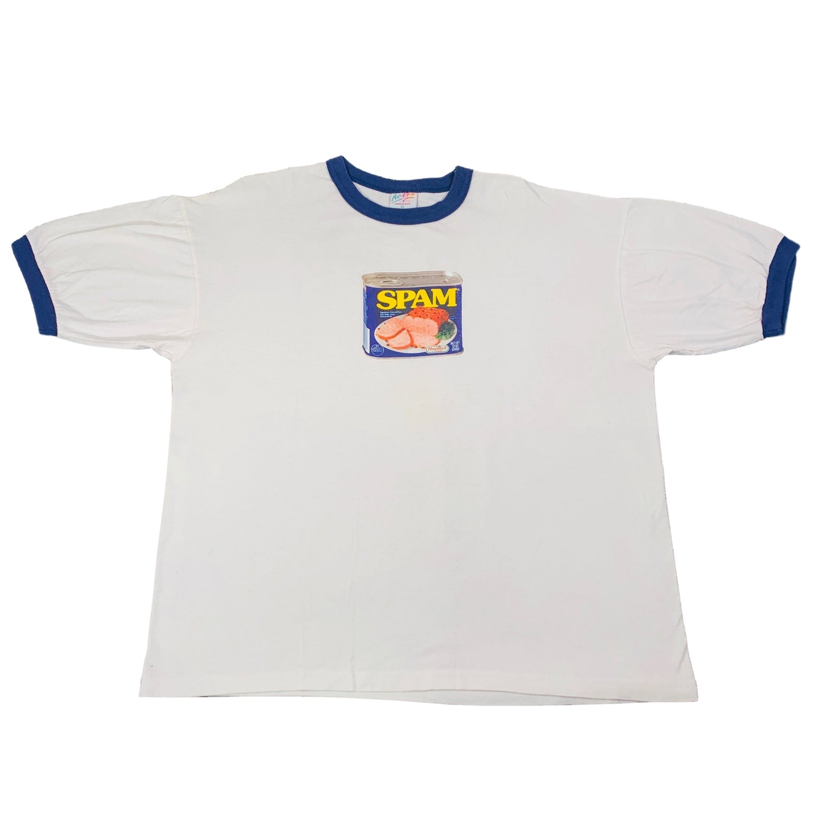 Vintage Spam "Iron On Transfer" Ringer Shirt - jointcustodydc
