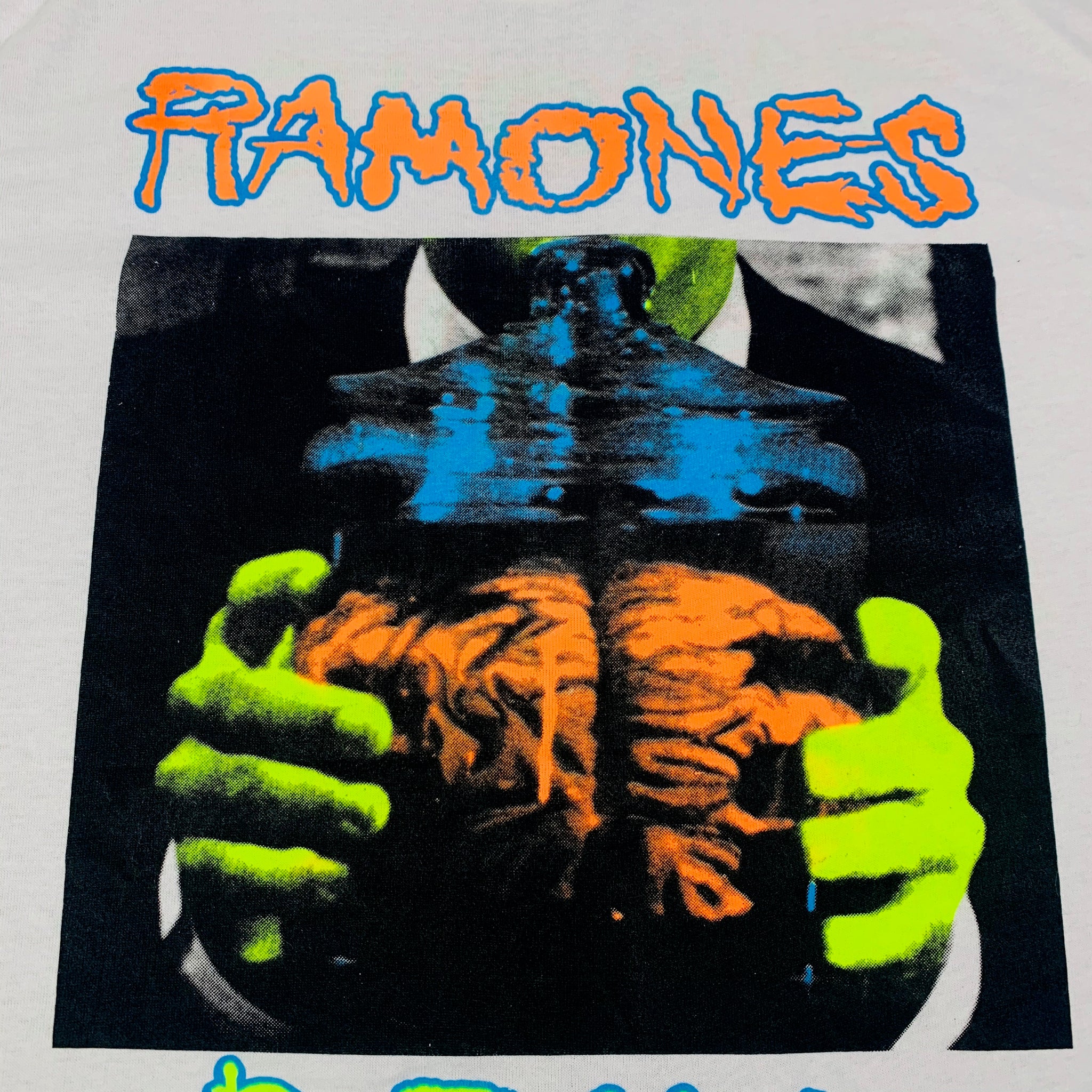 VINTAGE 1989 RAMONES Brain Drain Concert Tour T SHIRT 80s 
