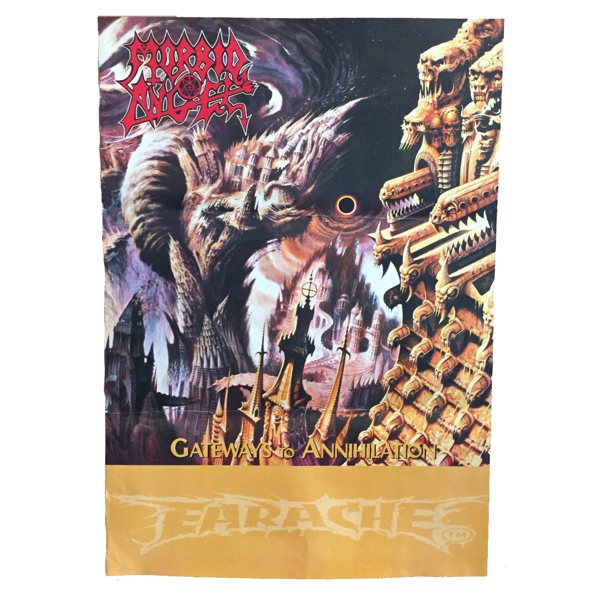 Vintage Morbid Angel &quot;Gateways To Annihilation&quot; Earache Poster