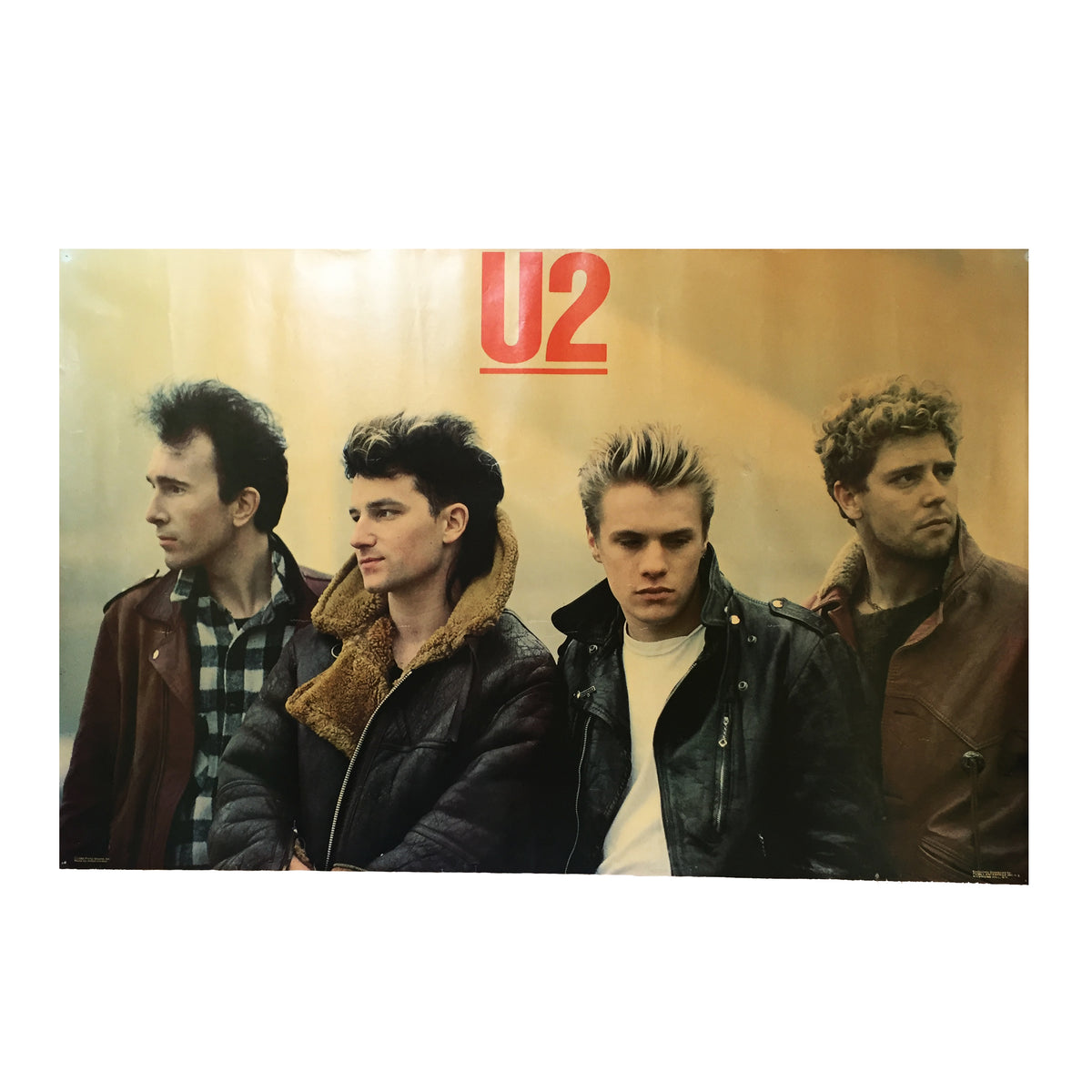 Vintage U2 &quot;Unforgettable Fire&quot; By Anton Corbijn Poster